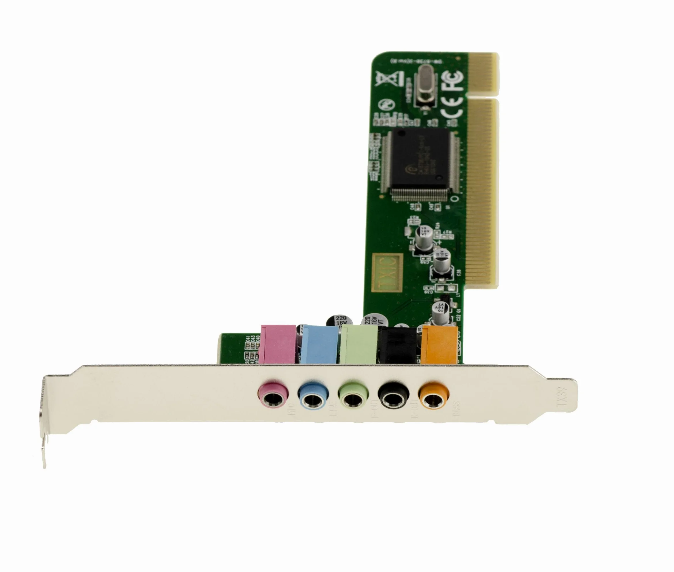 KALEA-INFORMATIQUE Scheda audio 4.1 su porta PCI - 4 canali - Microaltoparlanti anteriori e posteriori con chipset CMI8738