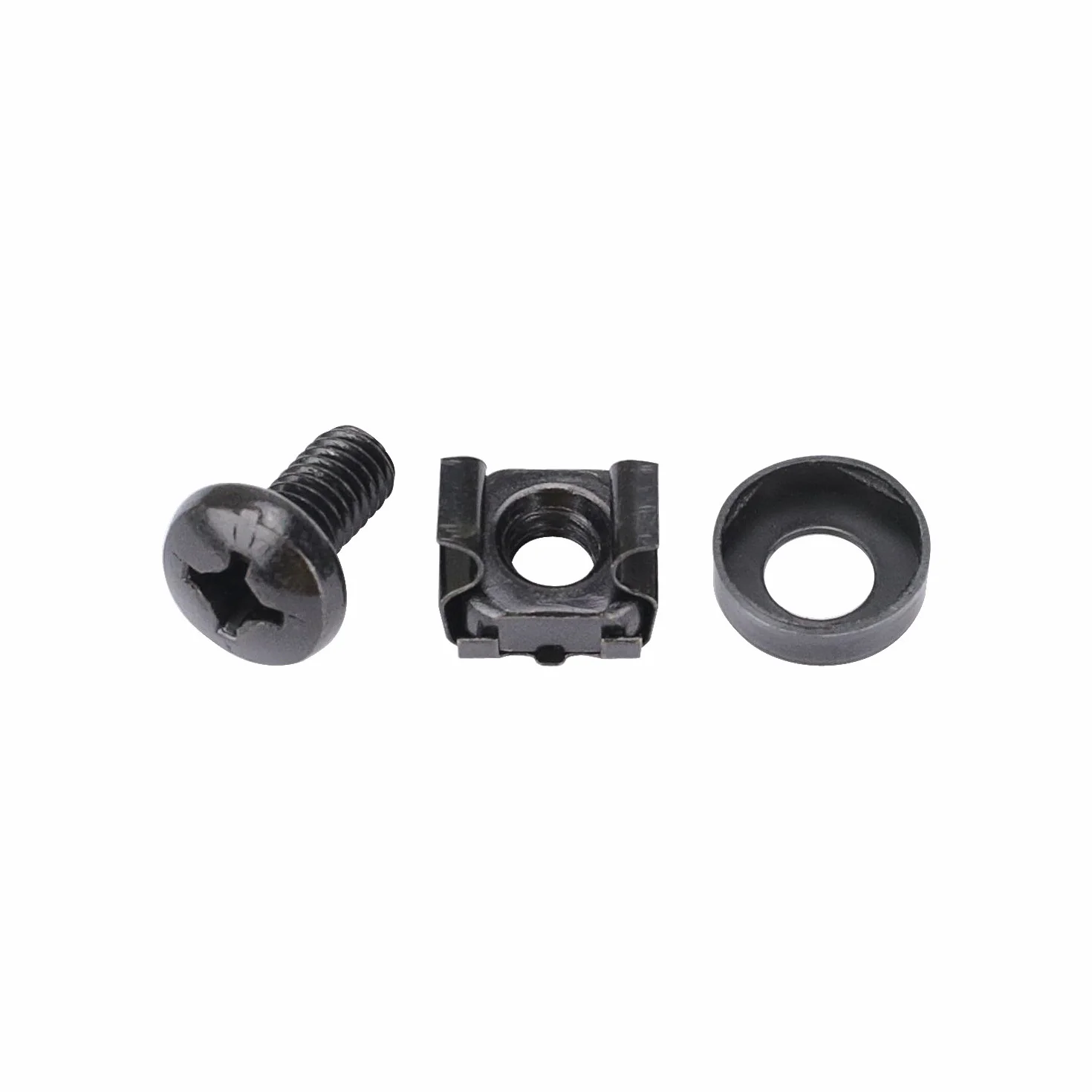 Dadi a Gabbia per Server Rack 10" 19" Armadio Server M6, Nero