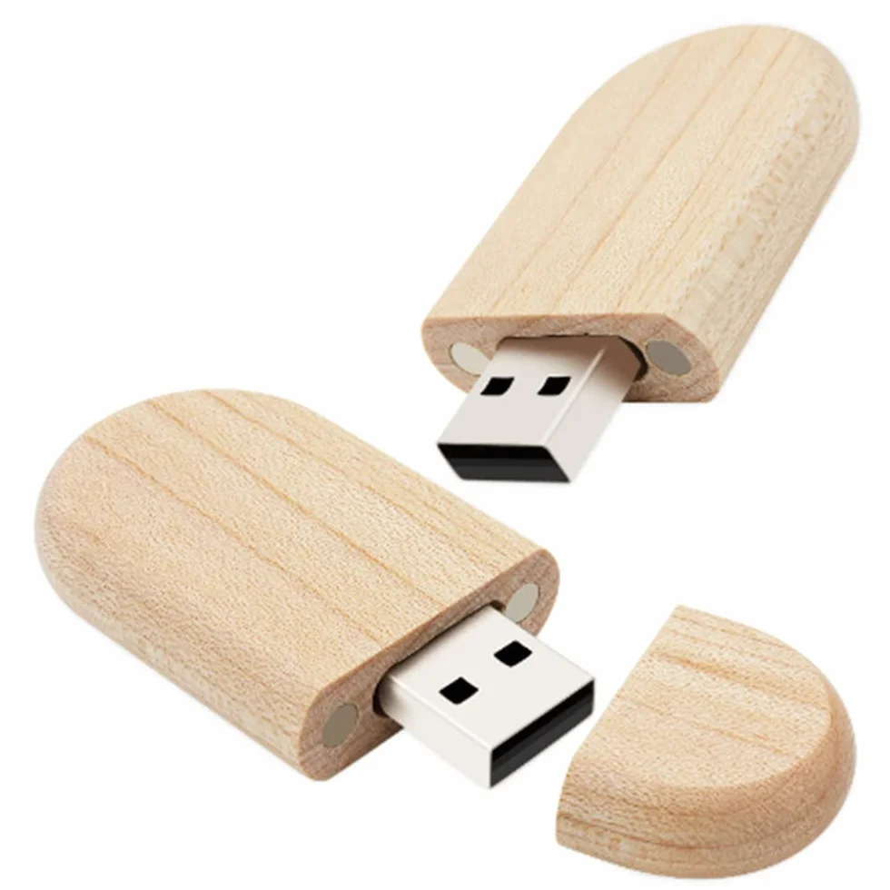 10 PZ Chiavetta USB in Legno Chiavetta USB Memoria (USB2.0 8GB)