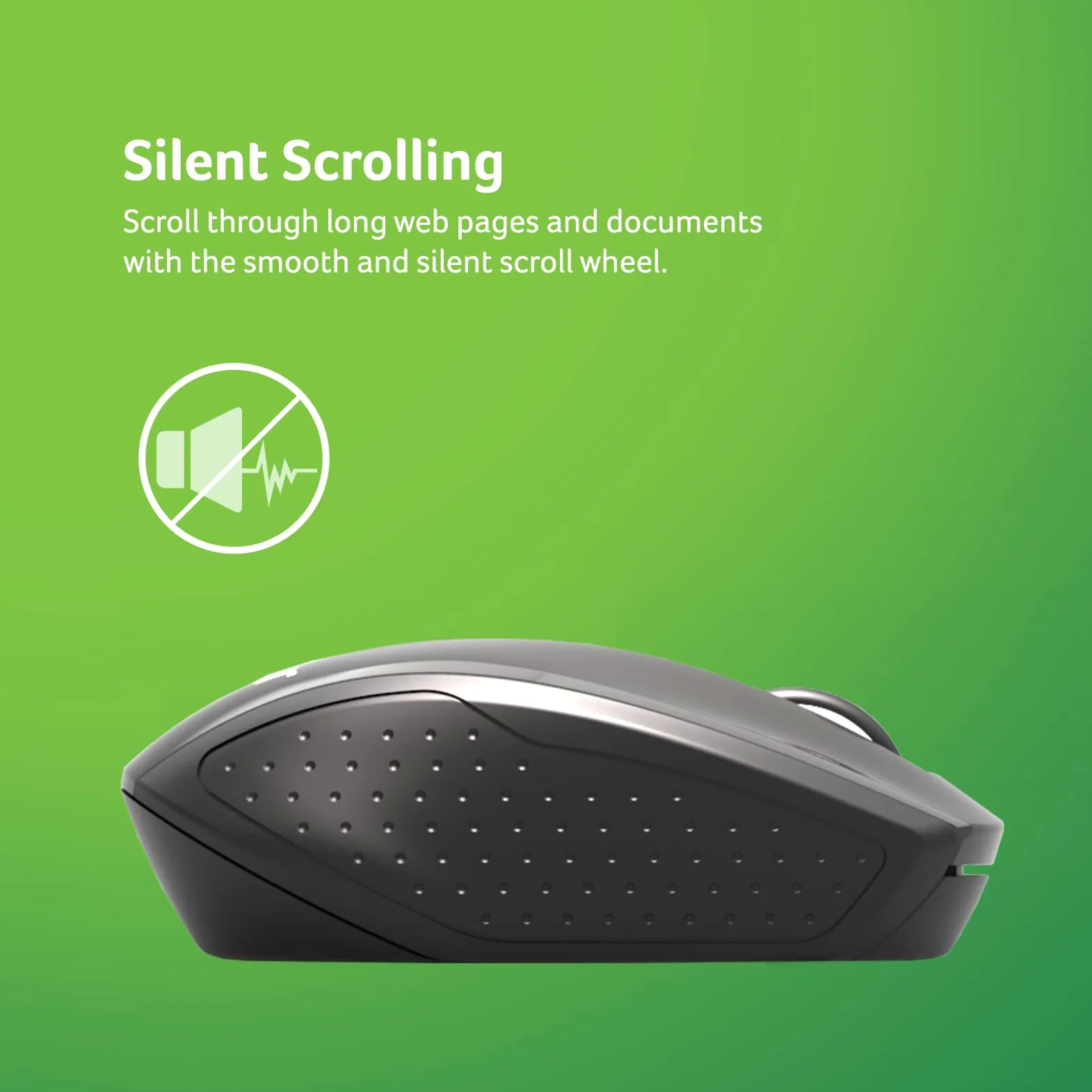Acer Mouse wireless RF (grigio/nero), funziona con Chromebook, con USB Plug and Play per utenti destri/mancini (per Chromebook, PC Windows e Mac)