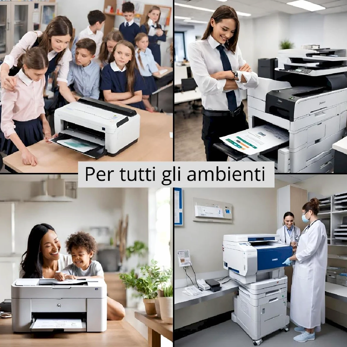 Supporti Originale per le stampanti OKI Business Card formato A4 270gr mq pre-fustellati - Bianco - Fino a 50 fogli - Codice: 9002985