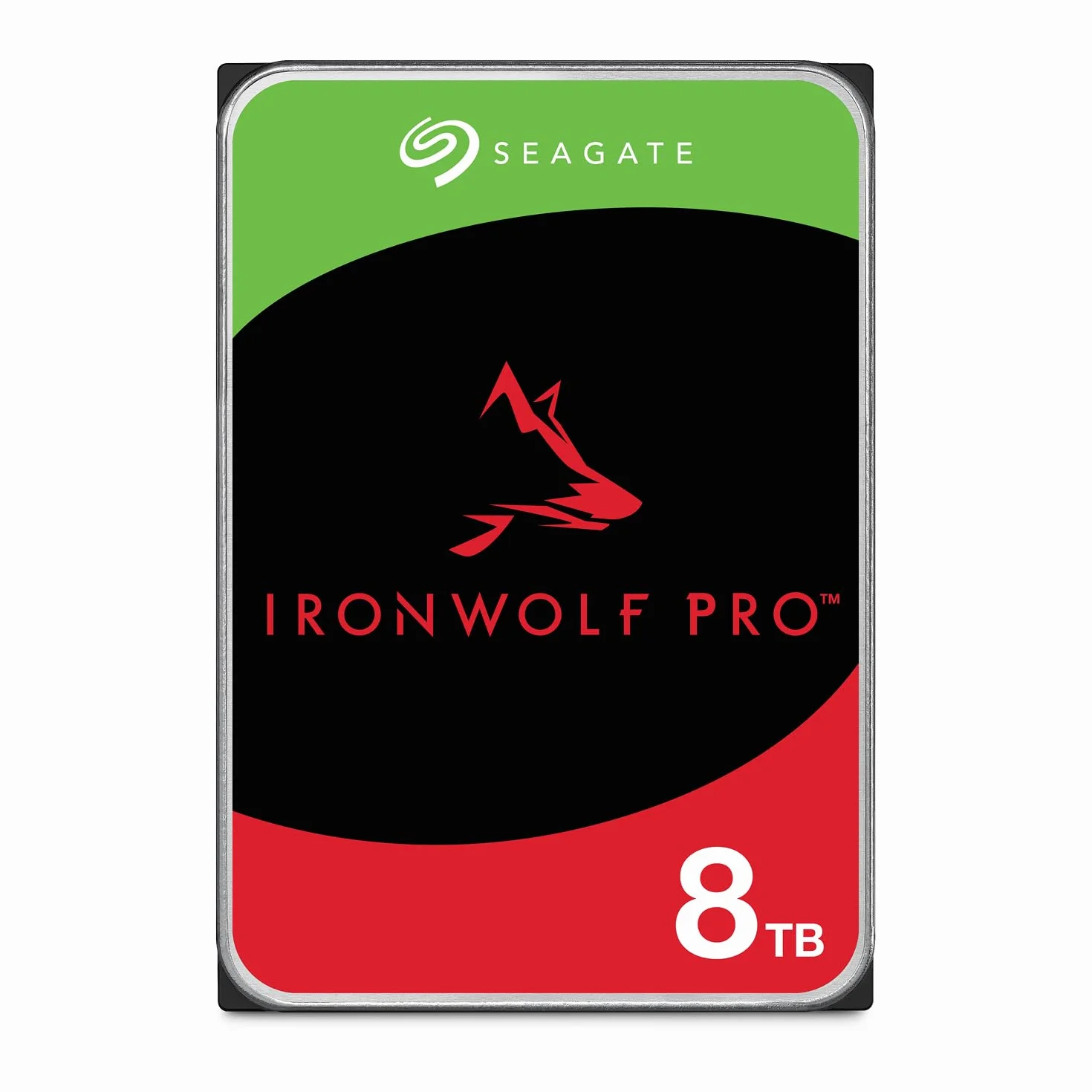 Seagate IronWolf Pro 8TB Enterprise NAS HDD CMR 3.5-inch SATA 6Gb/s 7200 RPM 256MB Cache ST8000NTZ01