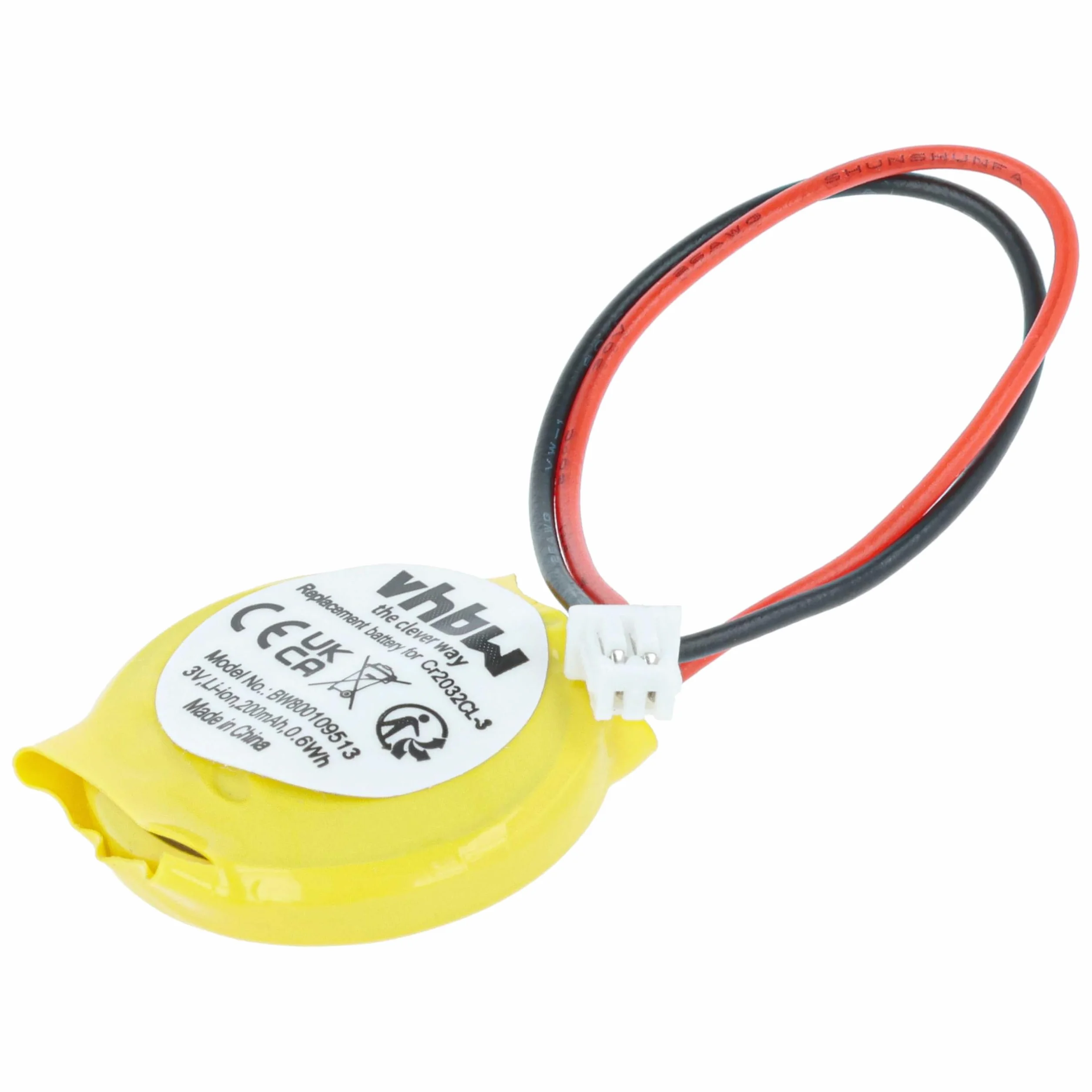 vhbw batteria bios compatibile con Lenovo ThinkPad T420si, T430s, T430si, T431s computer (200mAh, 3V, Li-Ion)