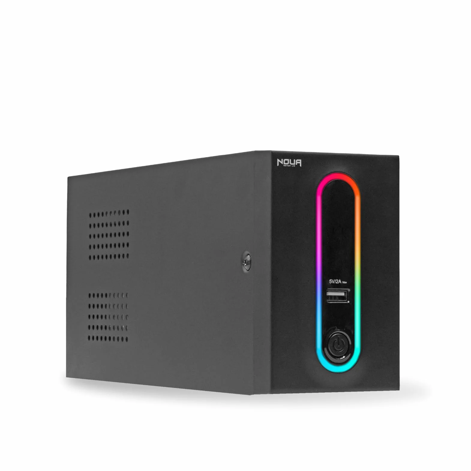 Zeus 600VA RGB UPS Line Interactive 360W AVR 2x Schuko USB 5V/2A
