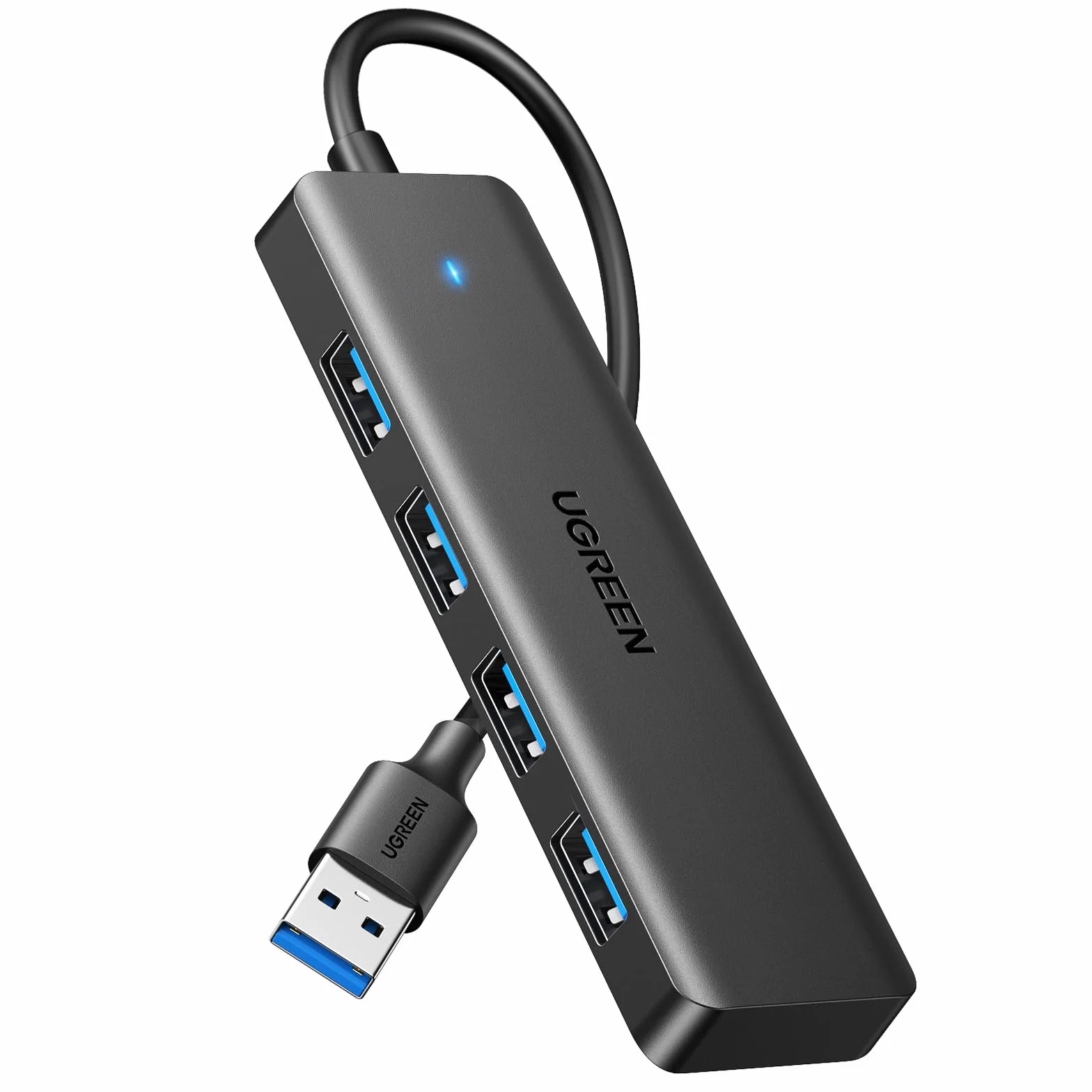 UGREEN Hub USB 3.0 con 4 Porte Sdoppiatore Adattatore Multiporta Alta velocità 5Gbps Compatibile con MacBook PRO Air iMac Surface XPS PC Laptop Disco Rigido Tastiera PS5 (15cm)