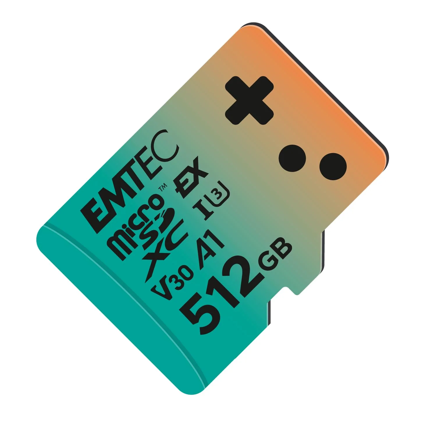 EMTEC, Scheda MicroSDXC 512 GB UHS-I U3 V30 A1 Express Gaming, compatibile con Nintendo Switch 2, ad alta velocità fino a 880 Mbps, archiviazione estesa, ideale per videogiochi e applicazioni