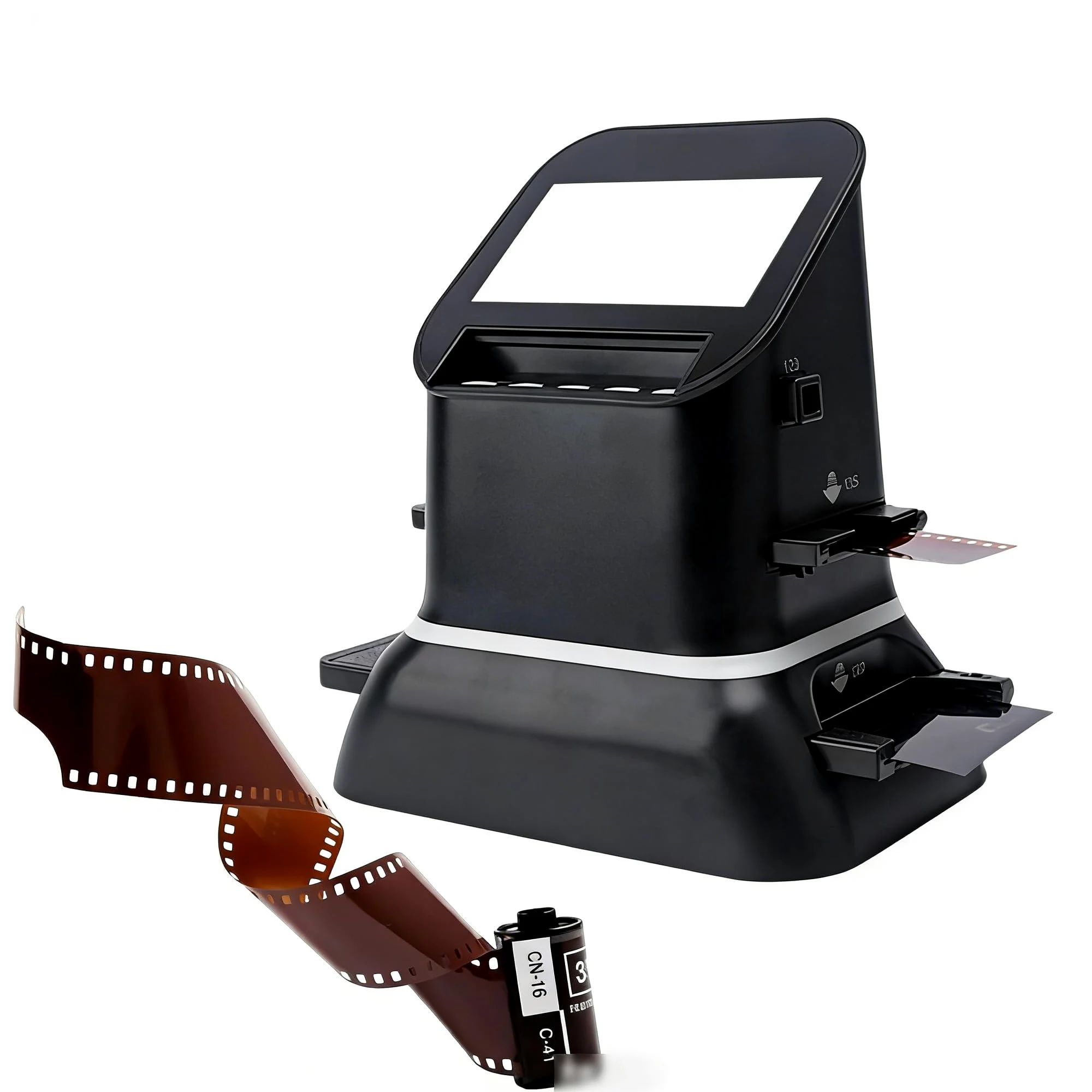 Scanner per Pellicole Digitali,Convertitore Foto Ad Alta Risoluzione,22 MP 120 Microfilm,Supporta Formati 120 35mm 127,Schermo LCD,Doppia Alimentazione