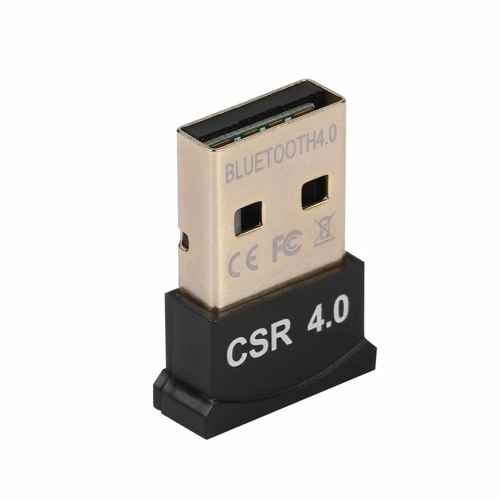 Adattatore Bluetooth USB, Dongle Bluetooth Dual Mode EDR da 3Mbps, Ricevitore Adattatore Mini Bluetooth CSR4.0 con Chip CSR8510, per Laptop Desktop, per Win