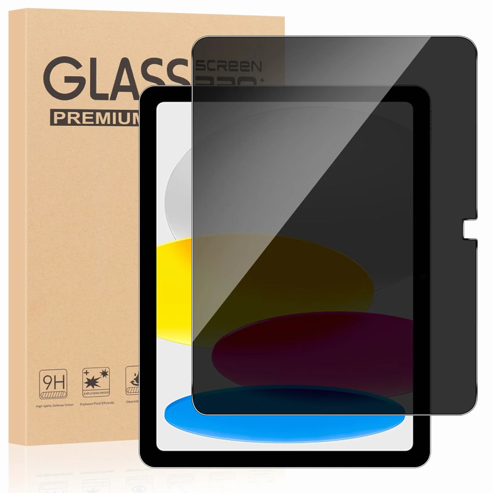 ZhuoFan Privacy Pellicola Protettiva per iPad (A16) 11a/10a Generazione (2025/2022), Vetro Temperato 9H HD AntiSpy, Pacco da 1