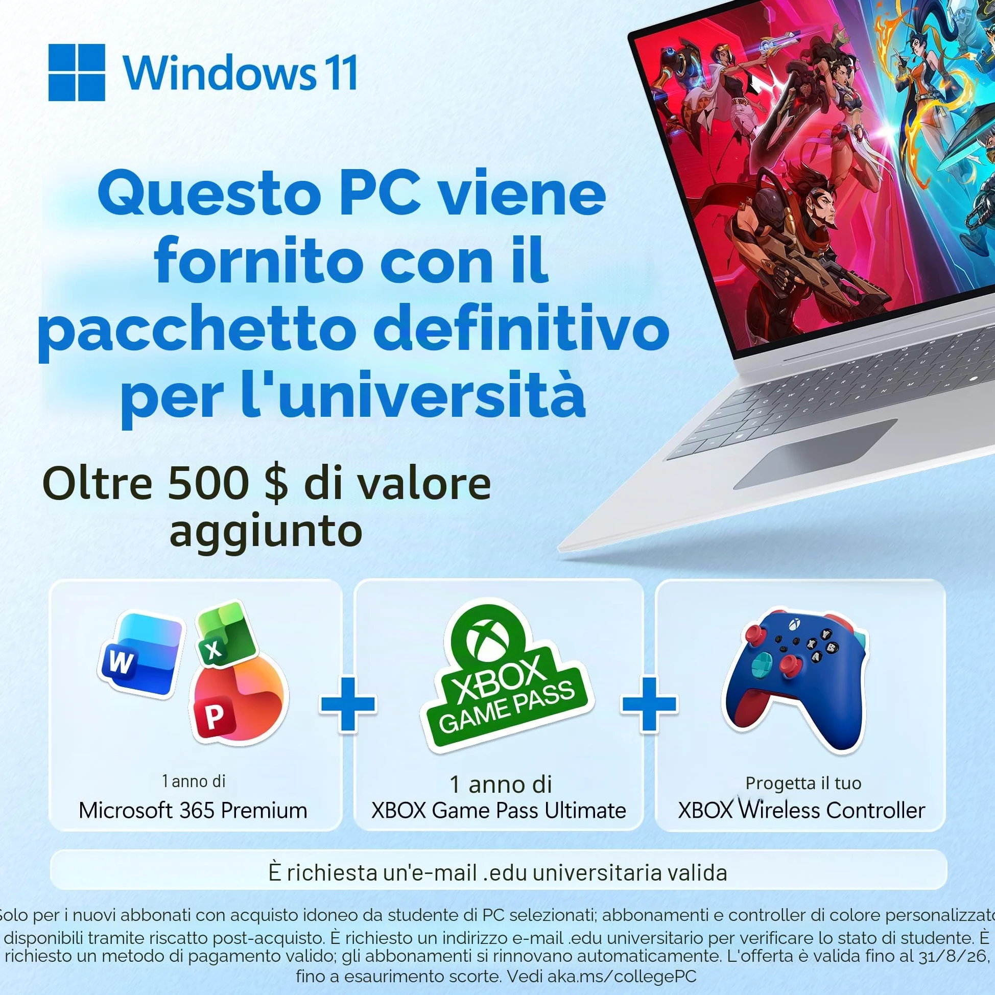 Alienware 16 Aurora Laptop da gioco AC16250-16" WQXGA 120 Hz, processore Intel Core 7-240H, RAM DDR5 16 GB, SSD da 1 TB, scheda grafica NVIDIA GeForce RTX 5050 8 GB, Windows 11 Home