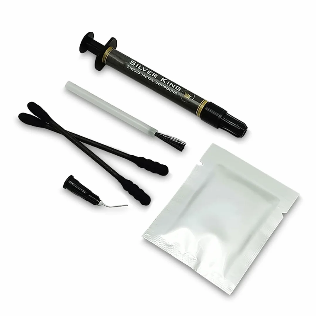 Pasta Termica in Metallo Liquido, 79 W/MK, Silver King, 1 grammo