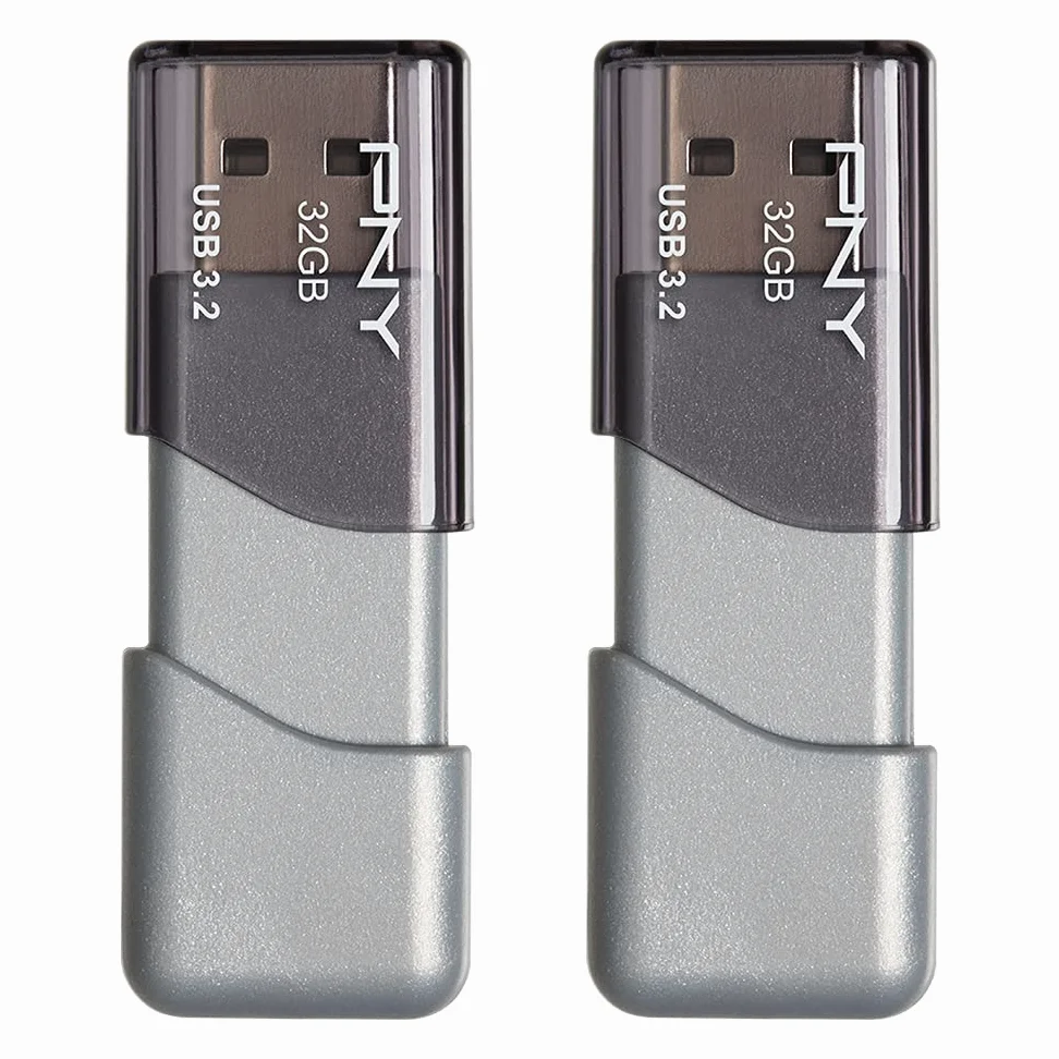 PNY Unità flash USB 3.2 Turbo Attaché 3 da 32 GB, confezione da 2