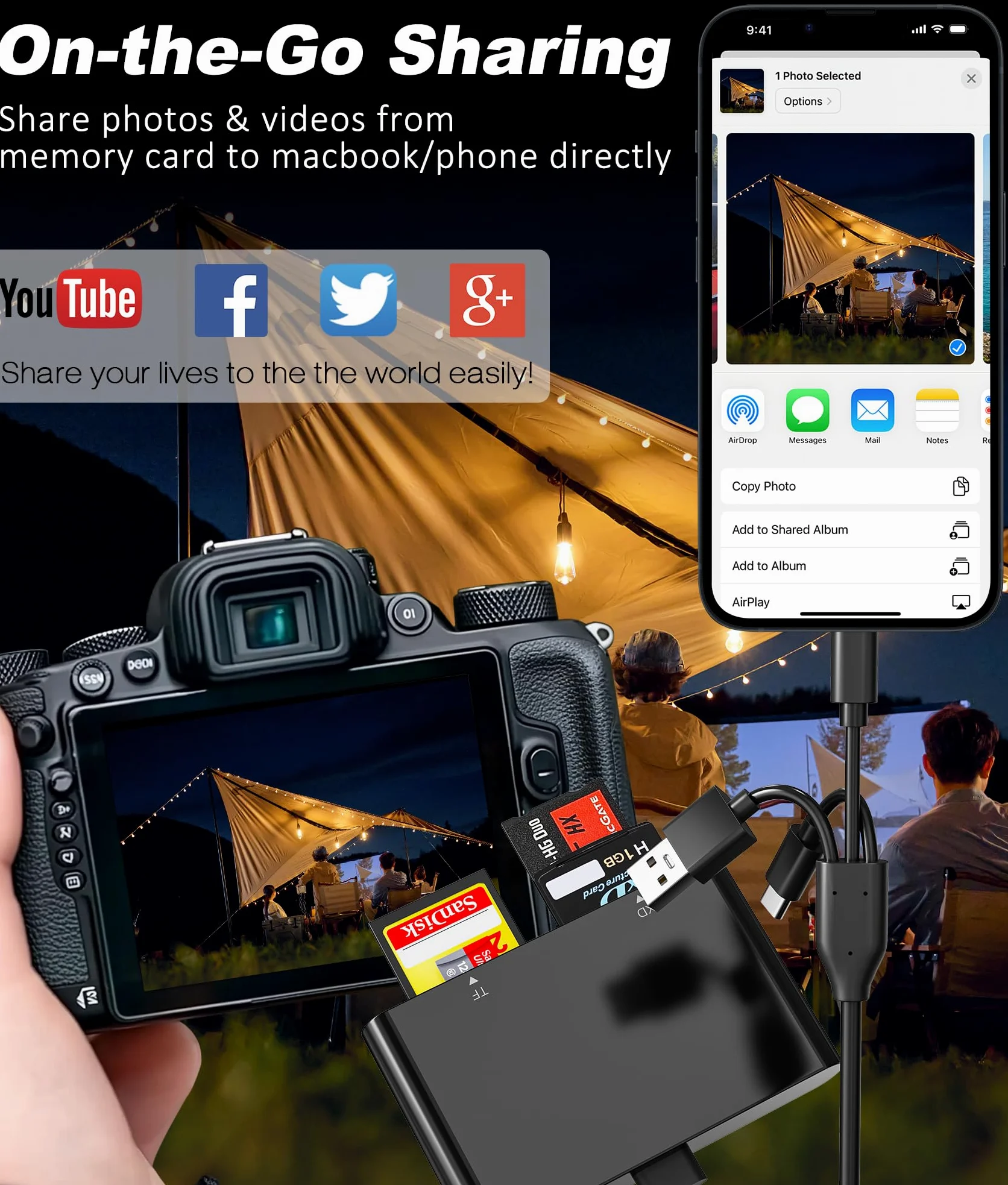 Lettore Memory Stick Pro Duo – Lettore di schede di memoria multi 4 in 1 con triplo Lightning/USB-C/USB-A per SD/Micro SD/MS/xD-Picture Card, Sony Cybershot Memory Stick Pro Duo Adattatore per iPhone