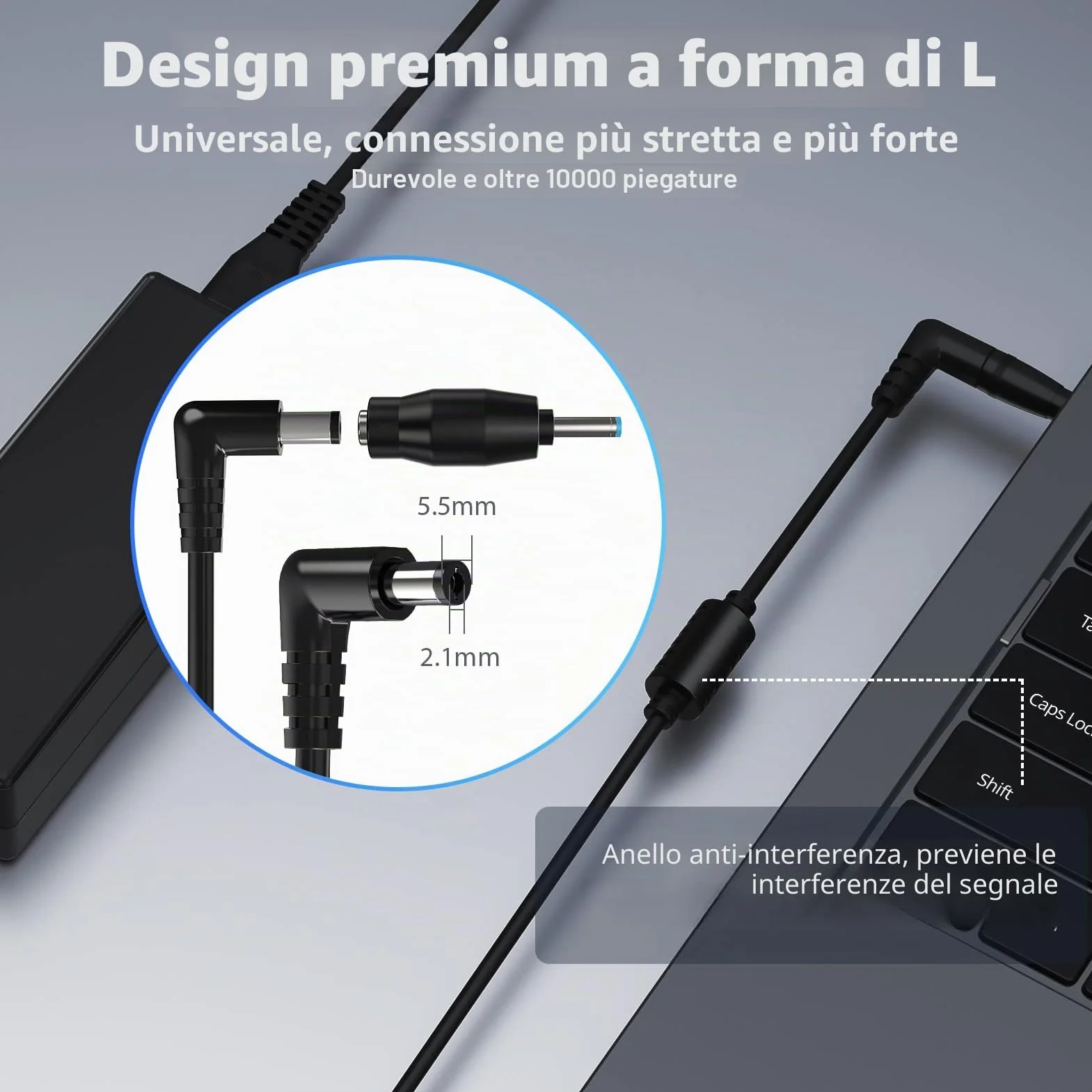 90W Alimentatore Universale Notebook Caricatore PC Universale Portatile per HP Stream ASUS Lenovo Dell Acer Toshiba Sony Fujitsu MSI Samsung