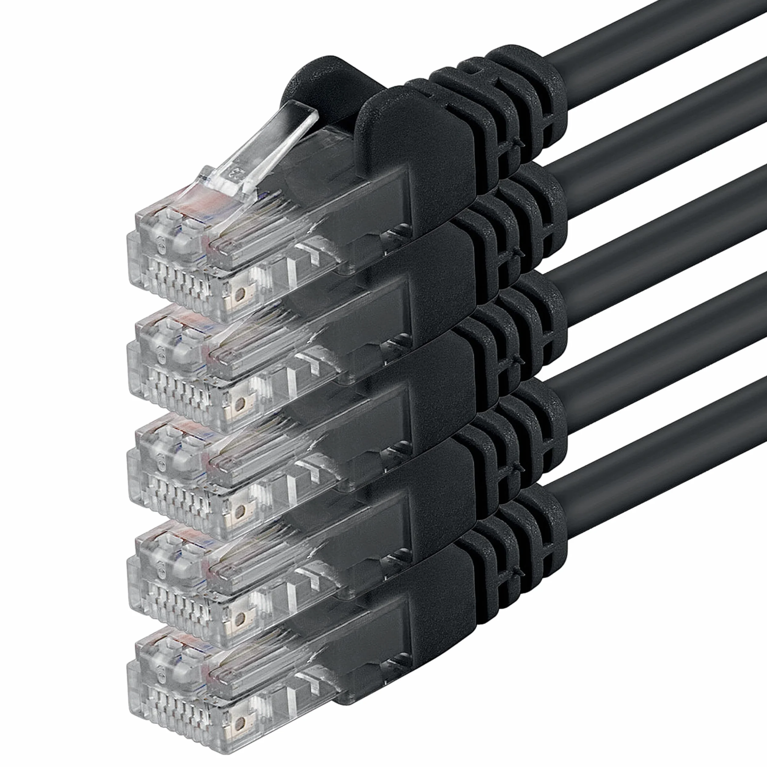 Cavo di rete Cat6 Ethernet LAN 1000 Mbit/s RJ45 5x 3m