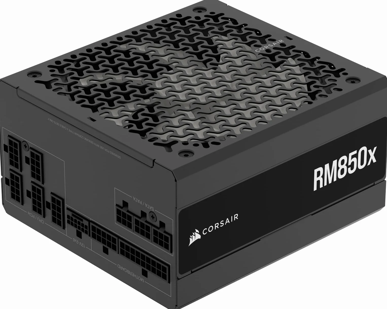 CORSAIR RM850x Alimentatore ATX Basso Rumore Completamente Modulare Nero, Compatibile ATX 3.1, PCIe 5.1, Cybenetics Gold, Connettore 12V-2x6