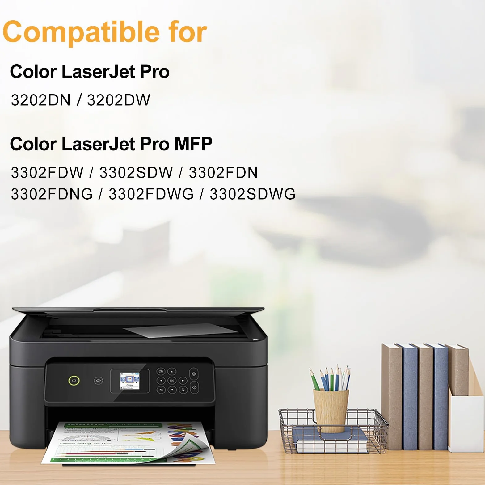 LeciRoba Toner 219A per HP W2190A per stampante HP Color Laserjet Pro MFP 3302FDW 3302SDW 3302FDN 3302FDNG 3302FDWG 3302SDWG Color Laserjet Pro 3202DN 3202DW (con chip, confezione da 5)