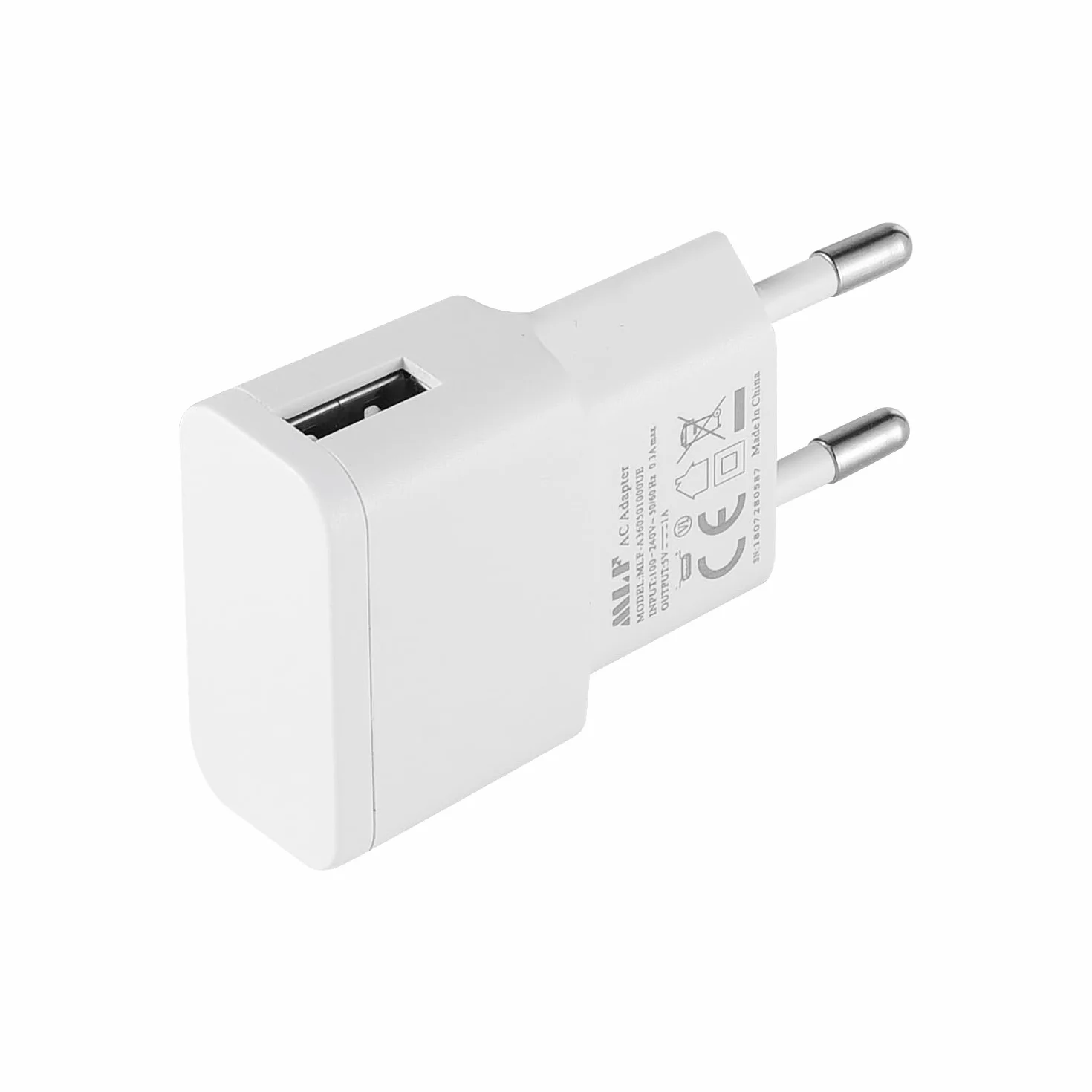 Caricatore USB 5V 1A 5W Alimentatore CA DC per Telecamere IP Tablet Smartphone
