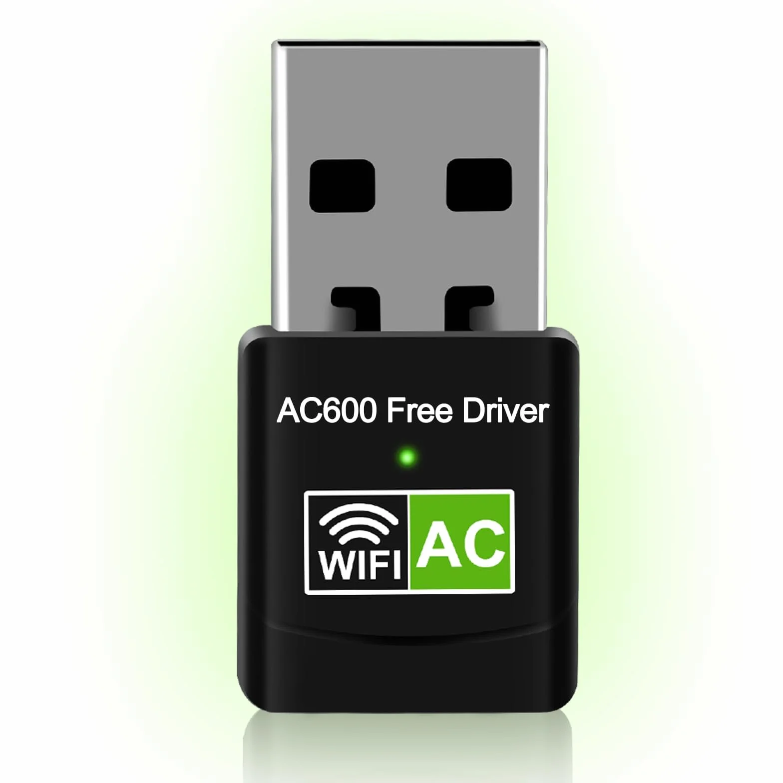 Chiavetta Wifi USB Dual Band 2.4/5GHz 600Mbps Adattatore di Rete Wireless Plug and Play per PC Fisso 2.0 USB