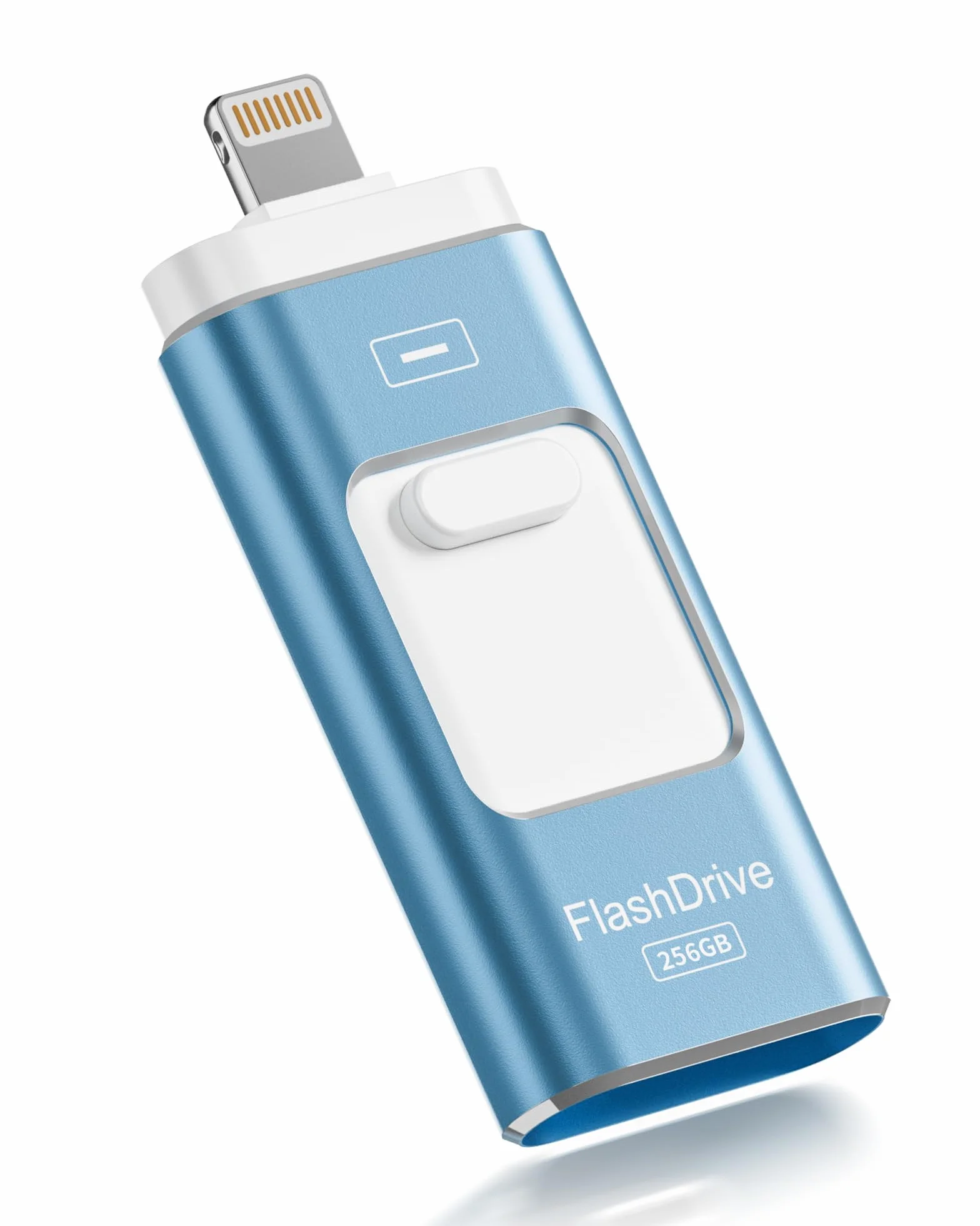 ROSPE Chiavetta USB 256GB per iPhone Certificata MFi – Memoria Esterna Lightning USB 3.0