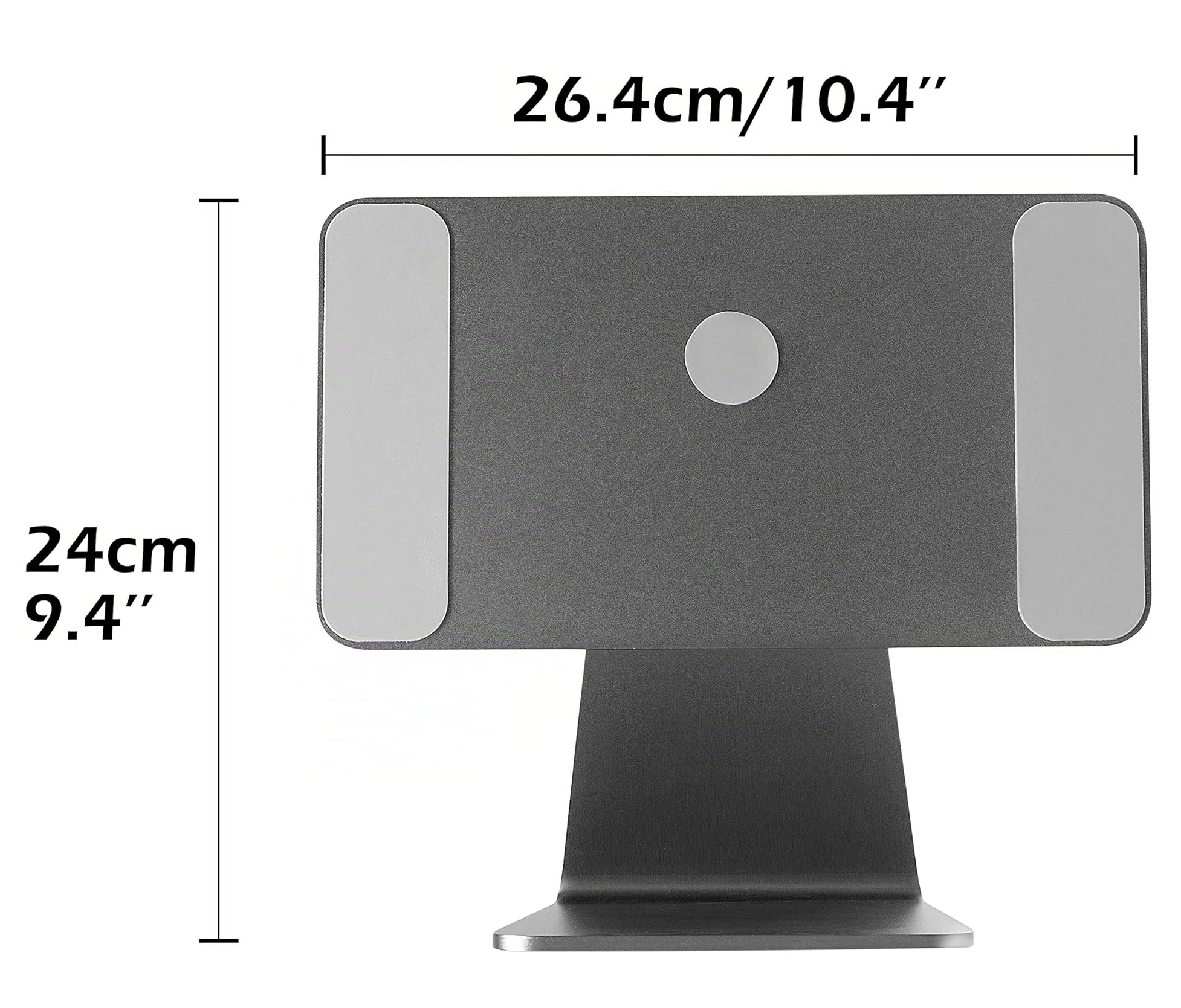 Supporto per iPad Pro 12,9''/iPad Air 13'', Staffa portasupporto regolabile in altezza magnetica per Apple iPad Air 13'' e iPad Pro 12,9'' 3ª/4ª/5ª/6ª generazione - Grigio
