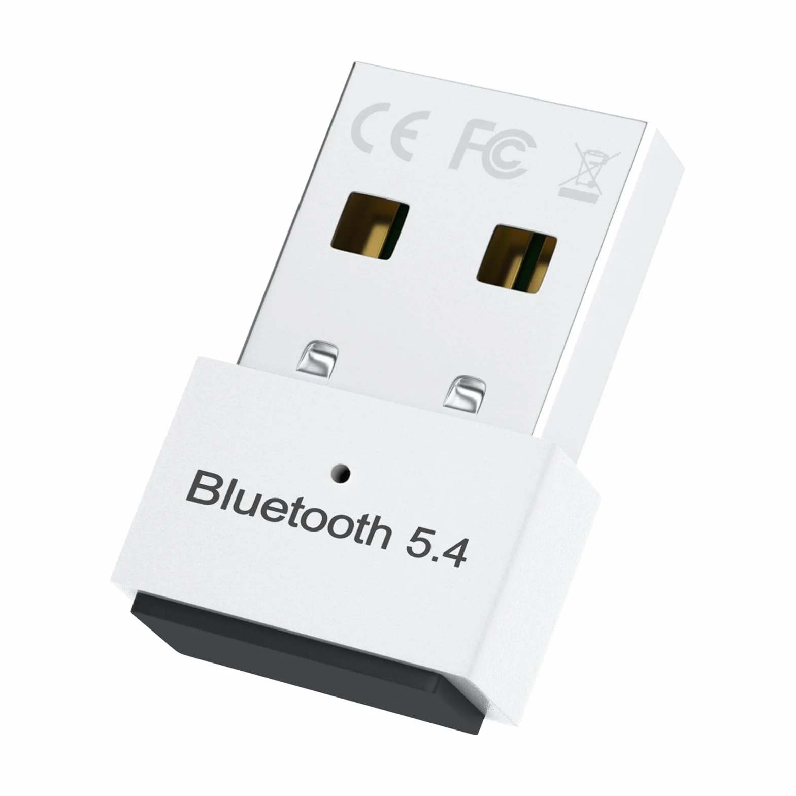 Adattatore Bluetooth USB 5.4, Collega e Usa Chiavetta Bluetooth per PC Laptop EDR Compatibile con Windows 11/10/8.1/7
