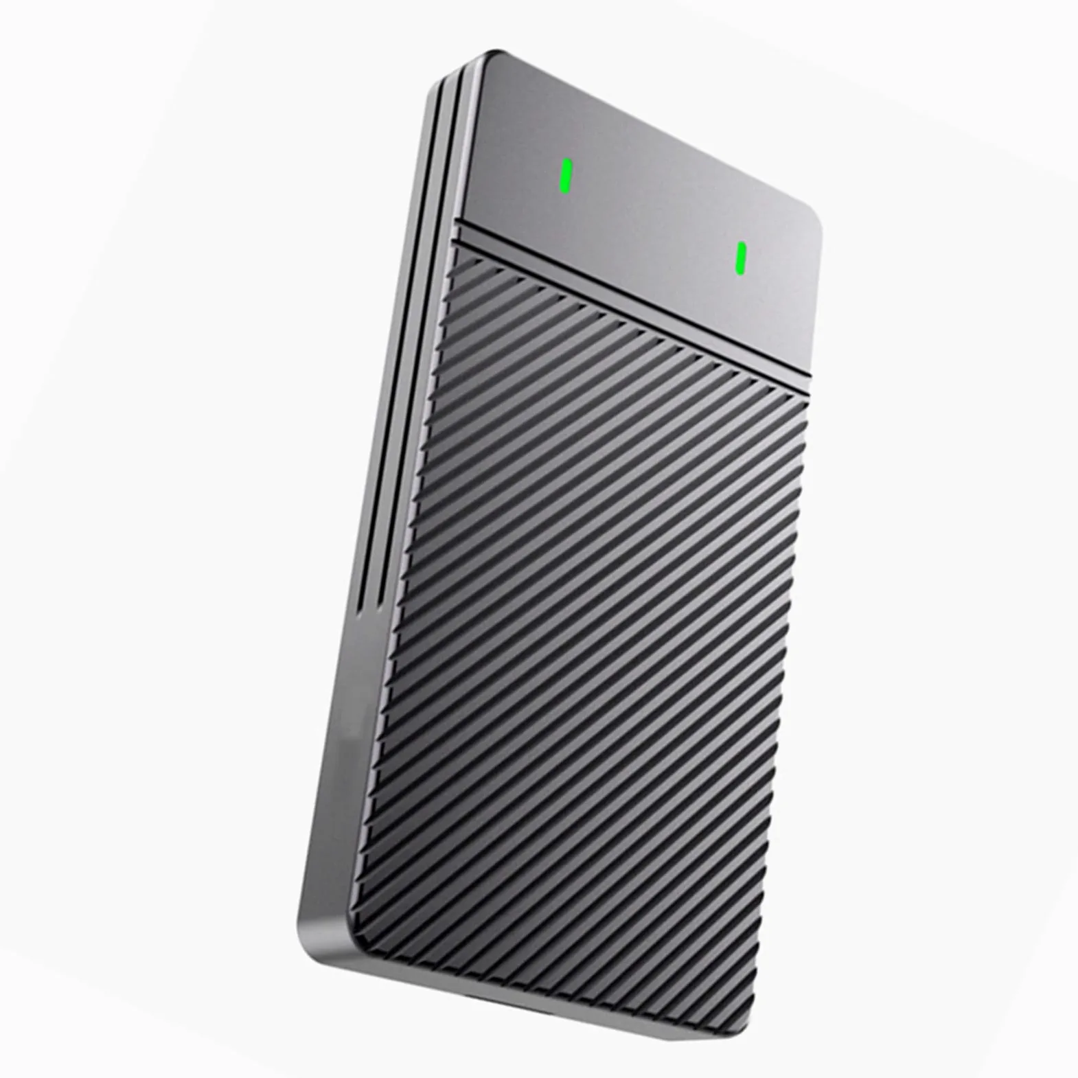 SSD Case NVMe SSD Enclosure Adapter USBC Custodia esterna Dual-protocollo NVMe SSD Adapter Disk Box