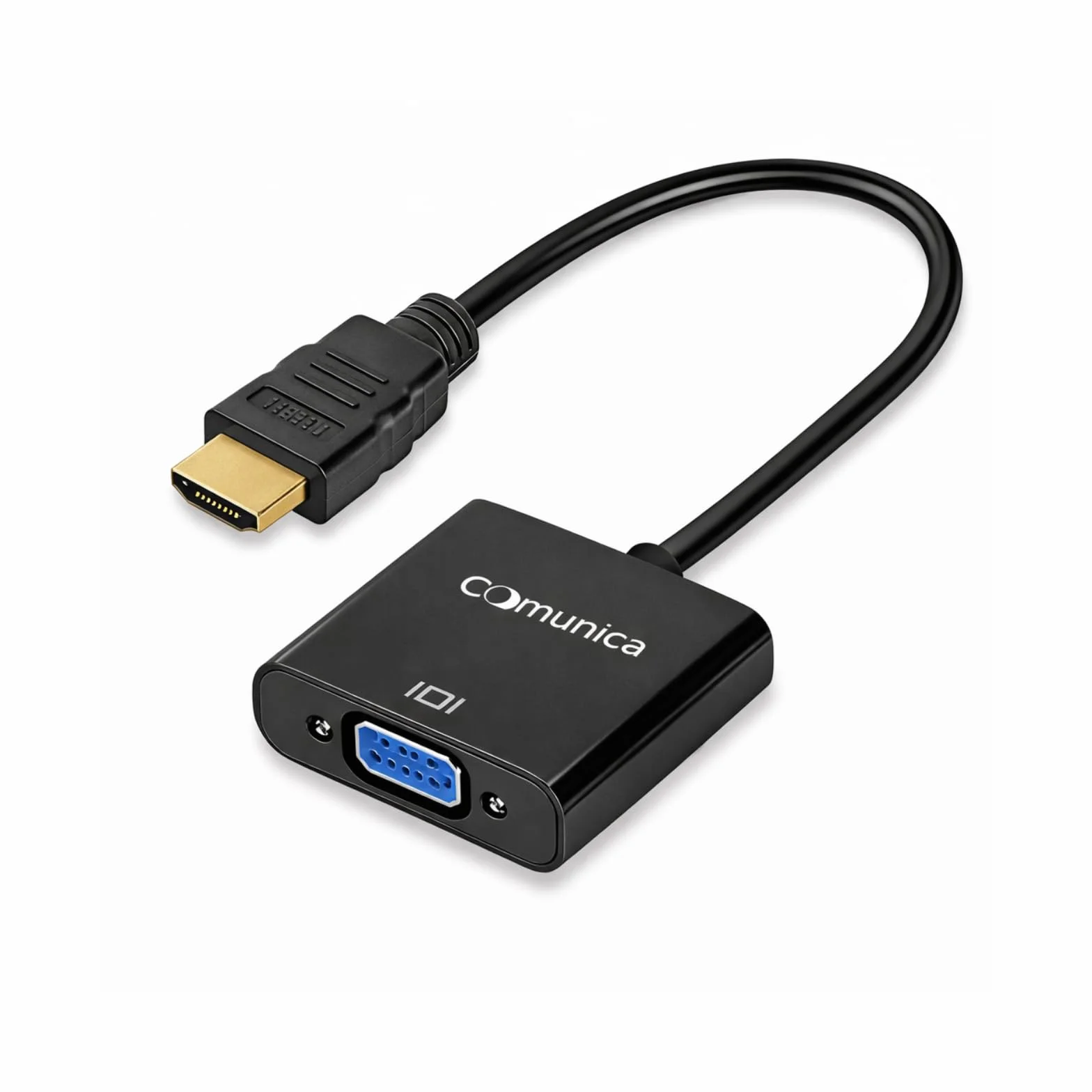 comunica Adattatore da Hdmi a Vga Adattatori Convertitore Maschio a Femmina 1080p