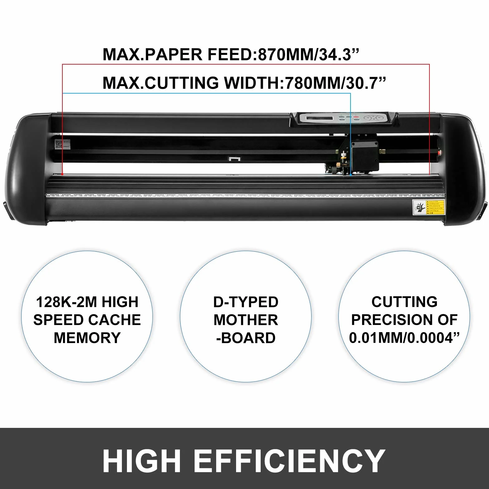 VEVOR Plotter da Taglio in Vinile Macchina con Plotter Signmaster Software Plotter Prefessionale Macchina con Supporto Taglierina per Vinile