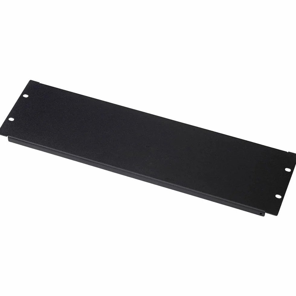 Digitus DN19BPN03SW Pannello Cieco 3 Unità per Chiusura Spazi Vuoti in Armadi Rack 19" Viti Incluse, Nero
