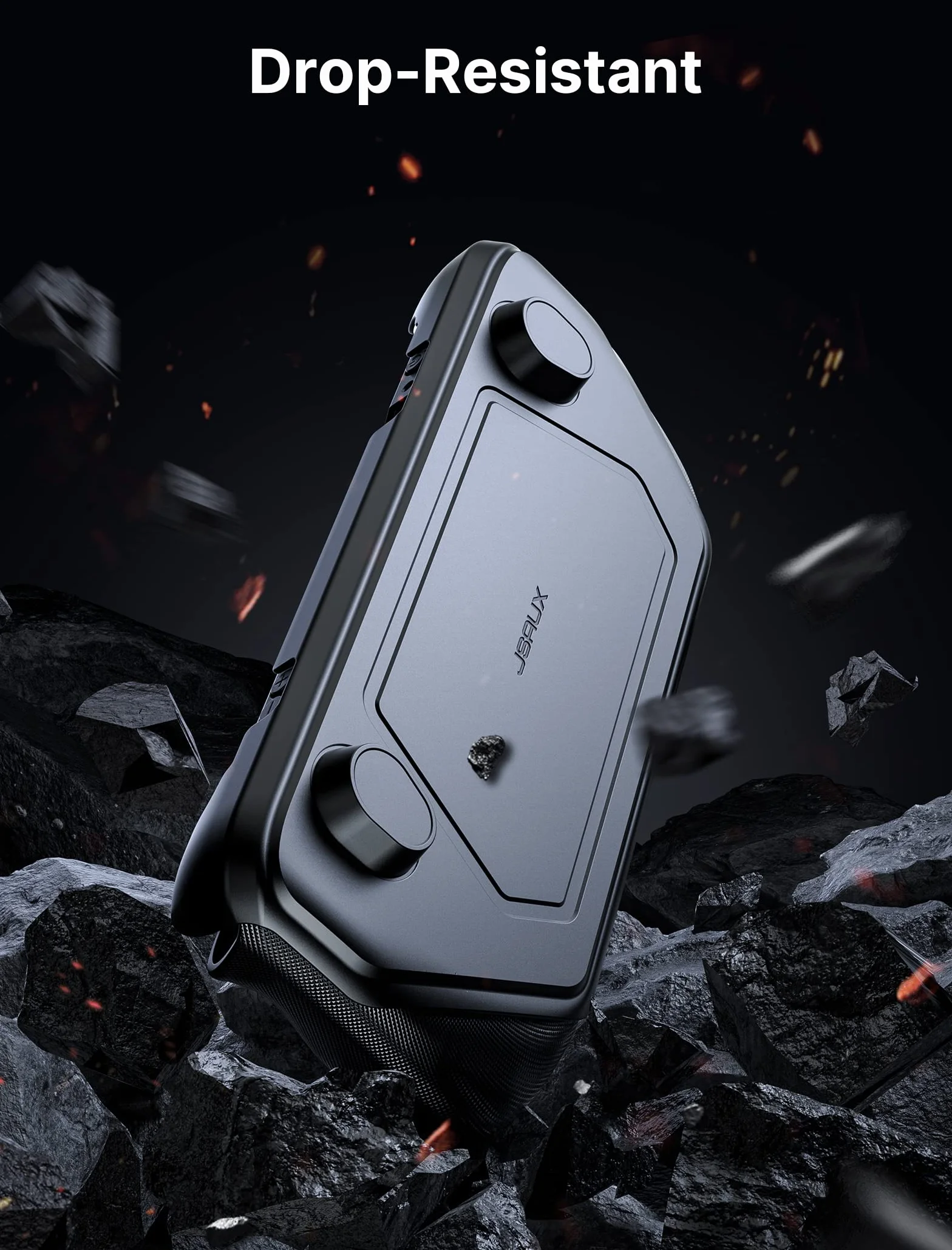 JSAUX PC0104 ModCase Compatibile con Steam Deck/OLED, il coperchio modulare Include Raffreddamento Ventola, Copertura Anteriore Staccabile, Guscio Protettivo, Metal Holder and Strap-Raffreddatore Set