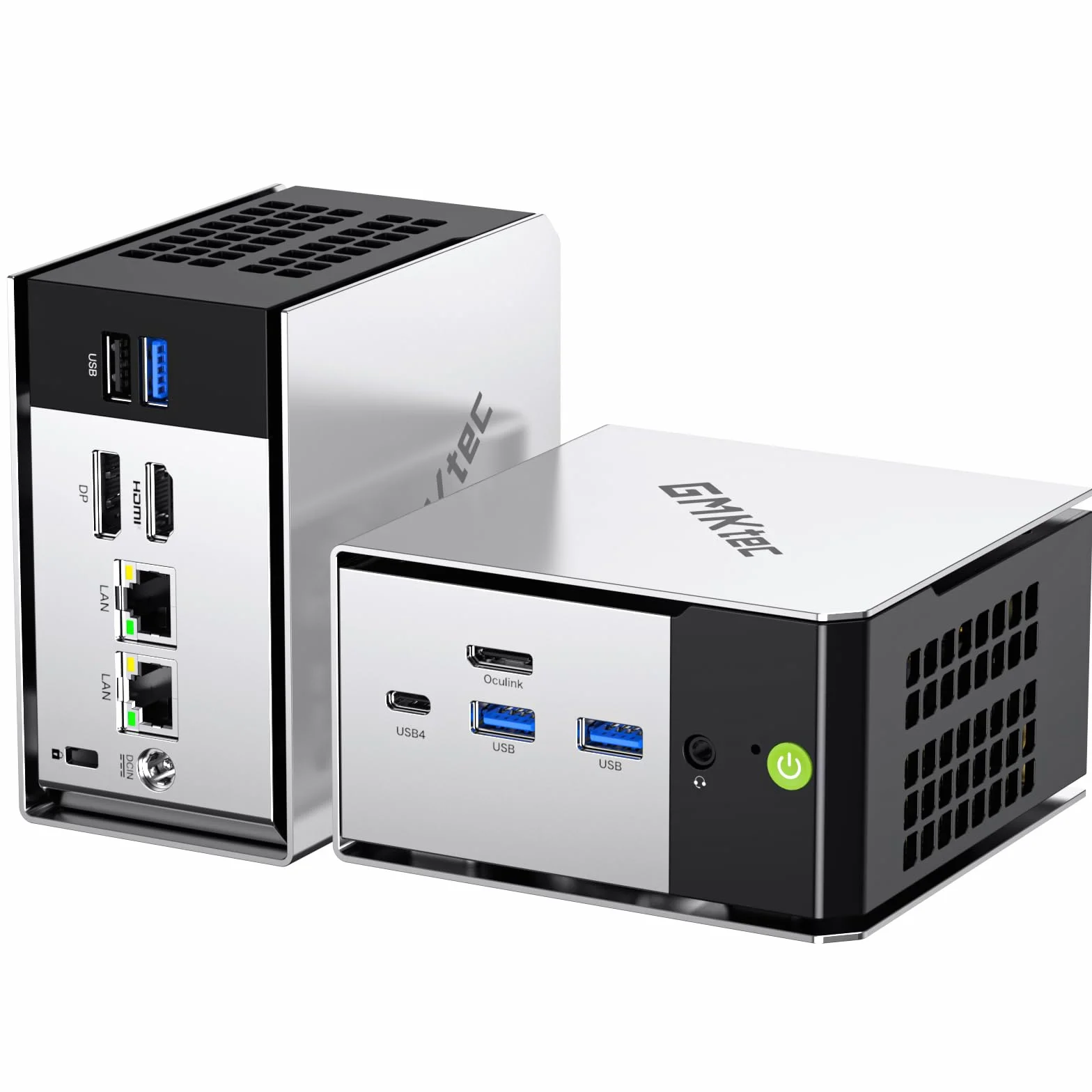 GMKtec Mini PC M8 AMD Ryzen 5 PRO 6650H Doble LAN 2.5GbE 16GB DDR5 12GB SSD Oculink USB4 HDMI Micro PC