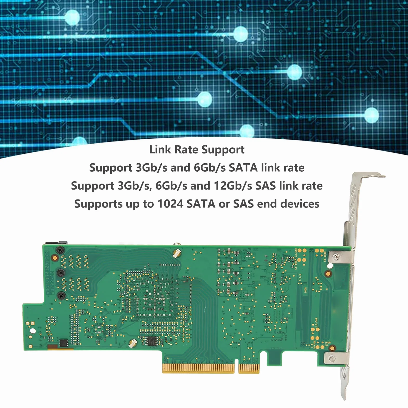 Scheda array LSI SAS3008 a 8 porte, scheda controller RAID LSI 9300 8i PCI E 3.0 12 Gbps HBA modalità IT ZFS FreeNAS unRAID RAID espansore, adattatore bus host 3.0 a basso profilo