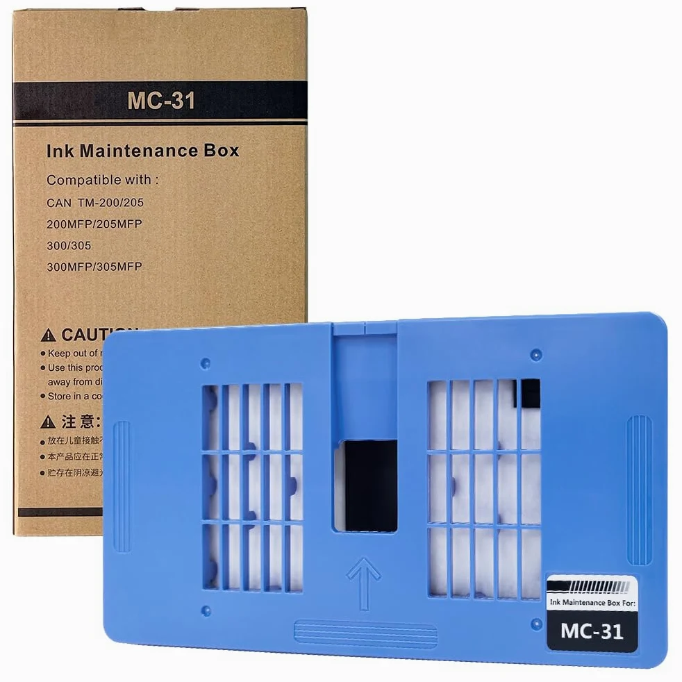 MC-31 - Cartuccia di manutenzione MC31, compatibile con stampanti Canon Imageprograf TM-200, TM-205, TM-300, TM-305, TM-5200, TM-5205, TM-5300, TM-5305, ricambio per stampanti Canon Imageprograf Ta-20