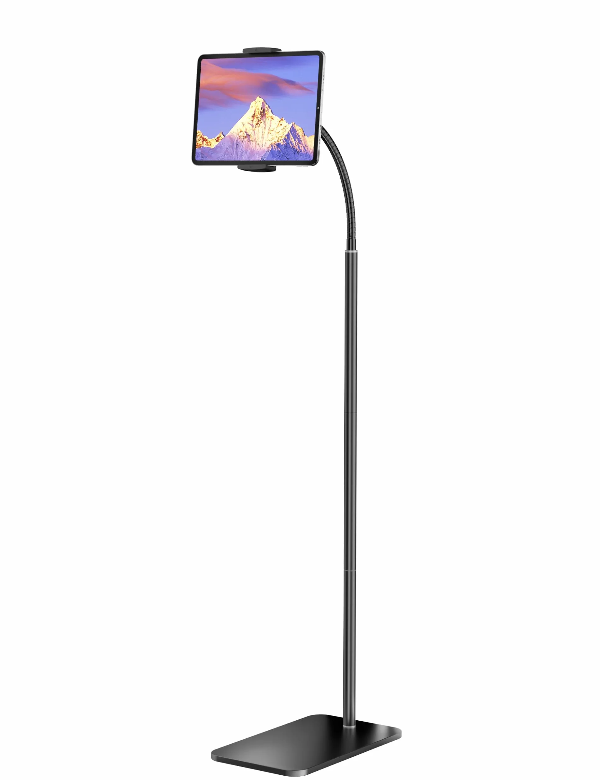LanPavilion Supporto per iPad e Tablet in Metallo con Asta Flessibile, Compatibile con 4,7''-13''