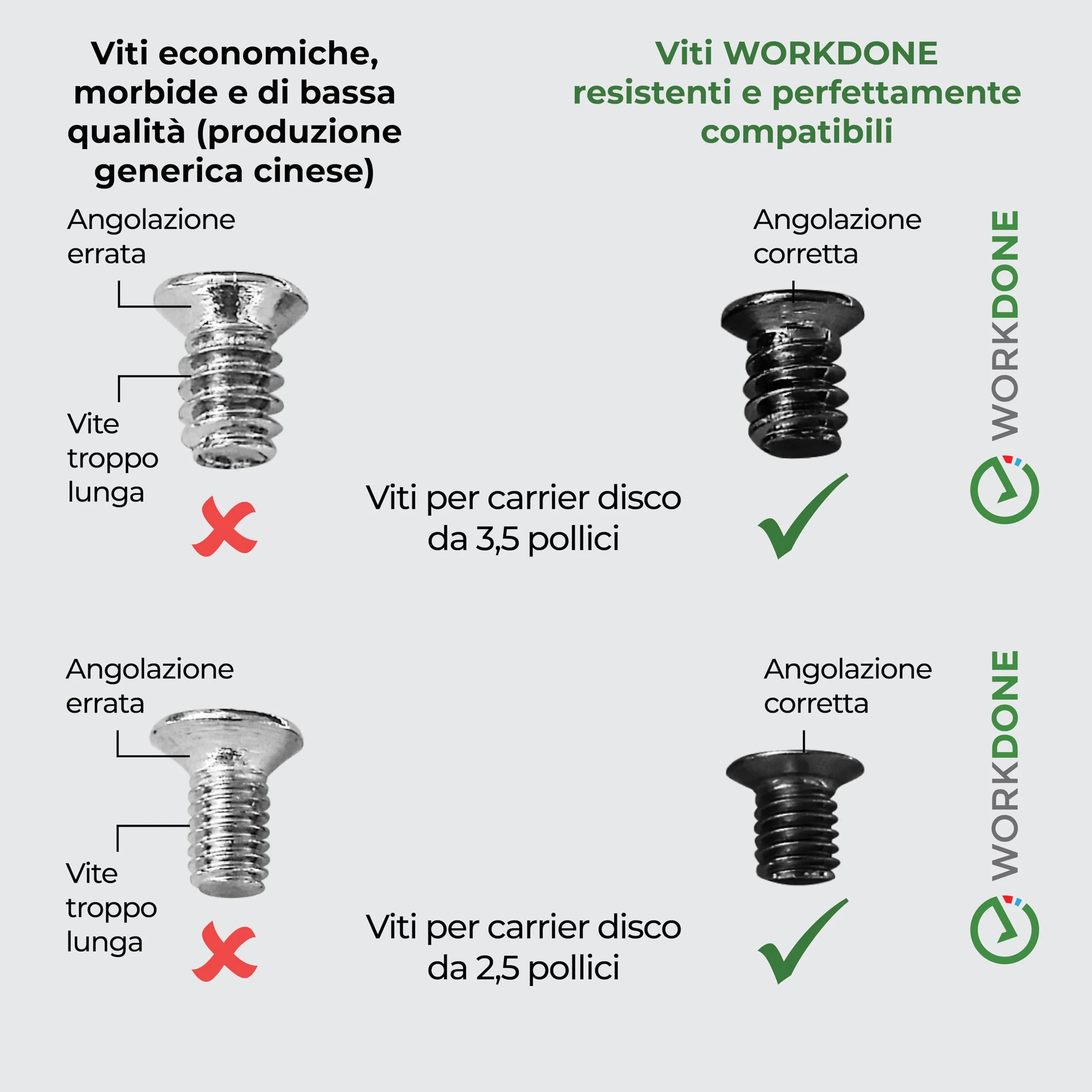 WorkDone Caddy per disco rigido da 3,5 pollici Compatibile con PowerEdge Dell - R340 R440 R540 R640 R740 R6415 R7415 R7425 X7K8W di 14° generazione - Vassoio della staffa Hot Swap contenitore