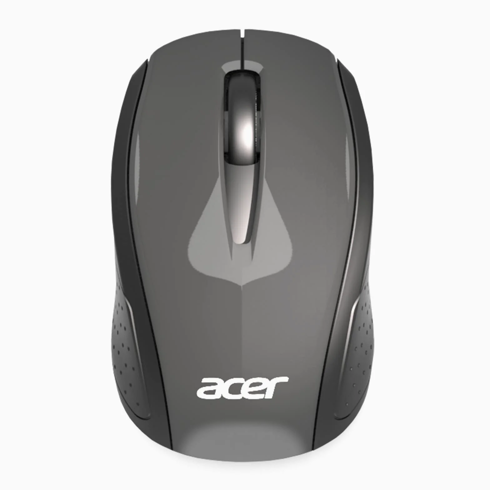 Acer Mouse wireless RF (grigio/nero), funziona con Chromebook, con USB Plug and Play per utenti destri/mancini (per Chromebook, PC Windows e Mac)
