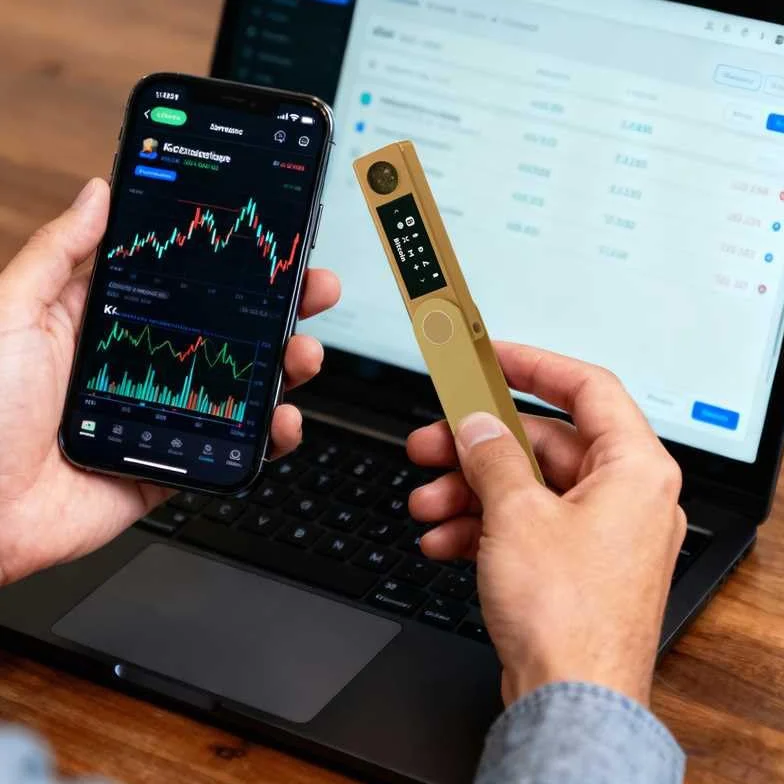 Crypto Hardware Wallet - Nano X Secure Bluetooth Cold Wallet Crypto con chip certificato per Bitcoin, Ethereum, oltre 1000 monete e NFT, oro