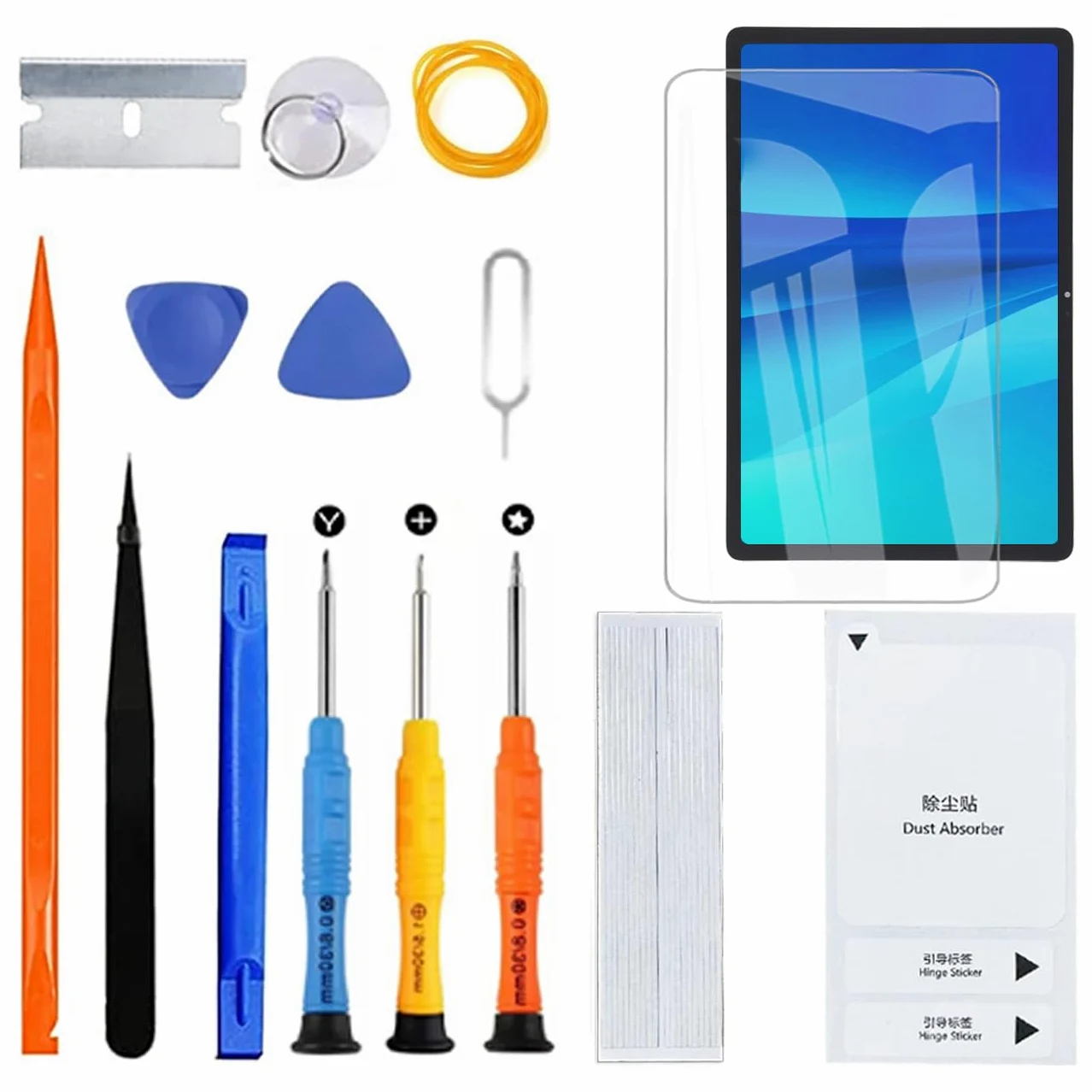 Schermo LCD di ricambio per Lenovo Tab M11 TB330FU (nero, 11 pollici)