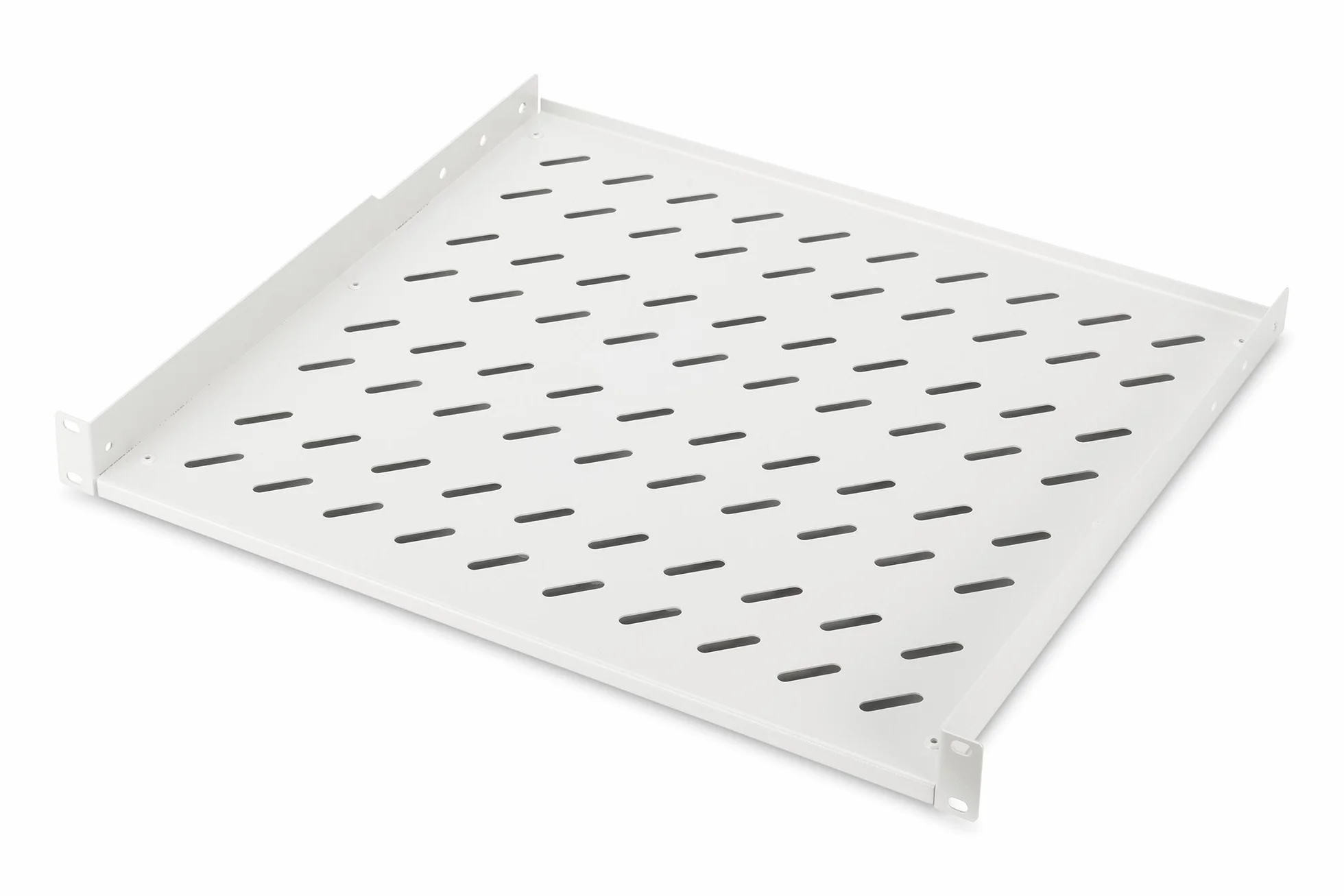 DIGITUS Ripiano per installazione fissa 19" 1U Montaggio frontale Portata 15 kg Grigio