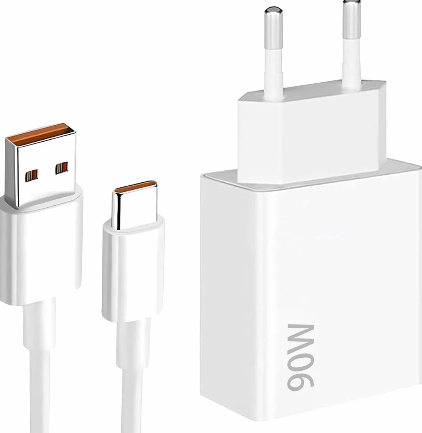 Caricatore rapido 90 W Xiaomi con cavo USB C 1,5 m per Redmi Note 14 Pro, 15T, Poco X7 Pro