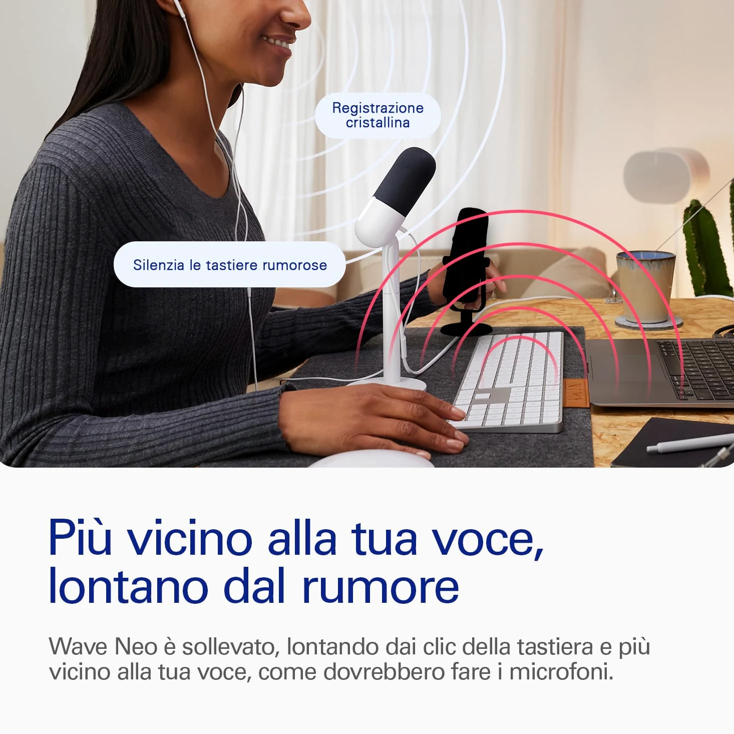 Elgato Wave Neo + Elgato Facecam Neo + Elgato Key Light Neo Bundle – Microfono a Condensatore USB per Gaming, Webcam Full HD con Copriobiettivo Scorrevole, Luce Pro, Non Abbagliante