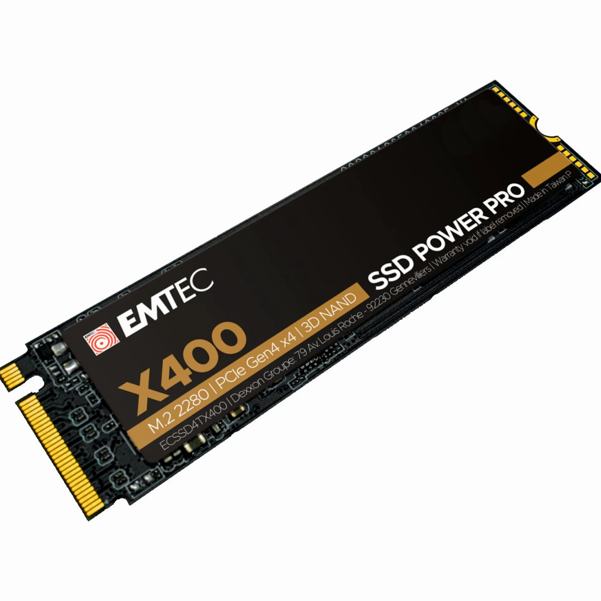 EMTEC Disco SSD X400 Power Pro 1To (1000Go) - M.2 NVMe Type 2280