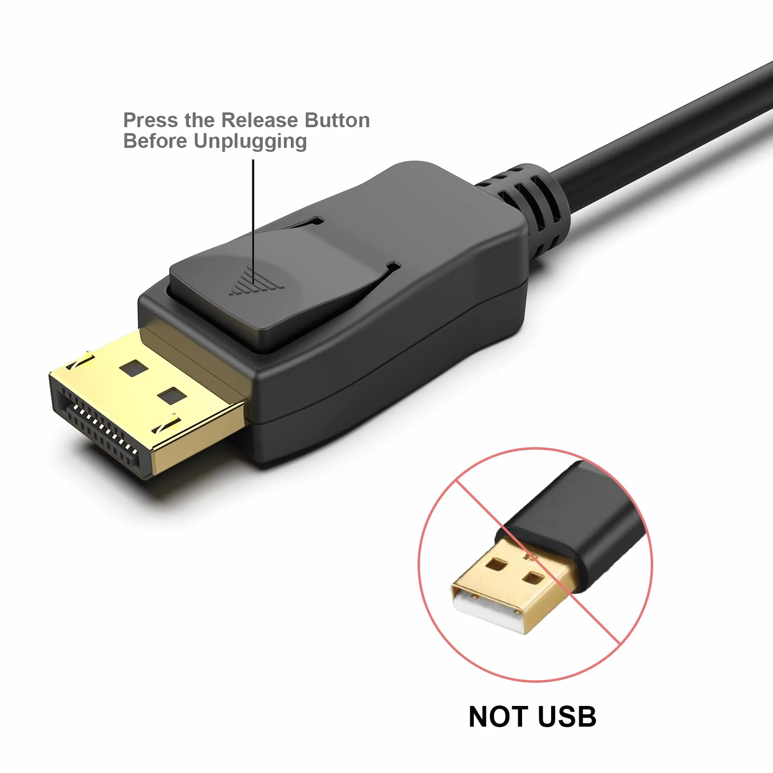 BENFEI Cavo DisplayPort a HDMI 4K 3M,Unidirezionale DisplayPort Computer a HDMI Monitor,DP 1.2 a HDMI 1.4 compatibile con HP ThinkPad AMD NVIDIA desktop