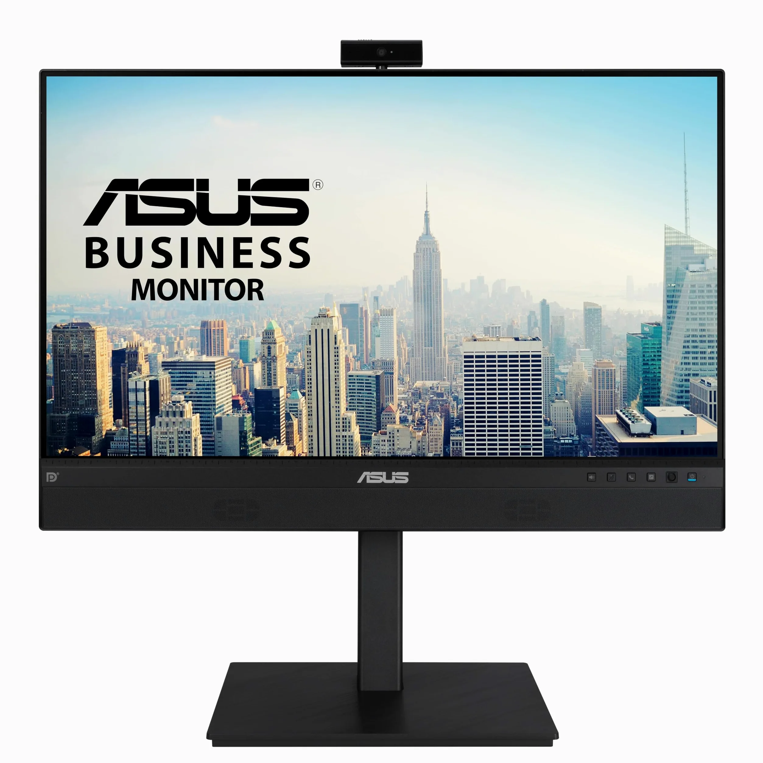 ASUS BE24ECSNK, Monitor 23.8”, FullHD(1920x1080), IPS, Frameless, Webcam FullHD Integrata, Microfono Ai Noise Canceling, USB-C, Speaker Integrati, Design Ergonomico, Eye Care, Riduzione Luce Blu, Nero