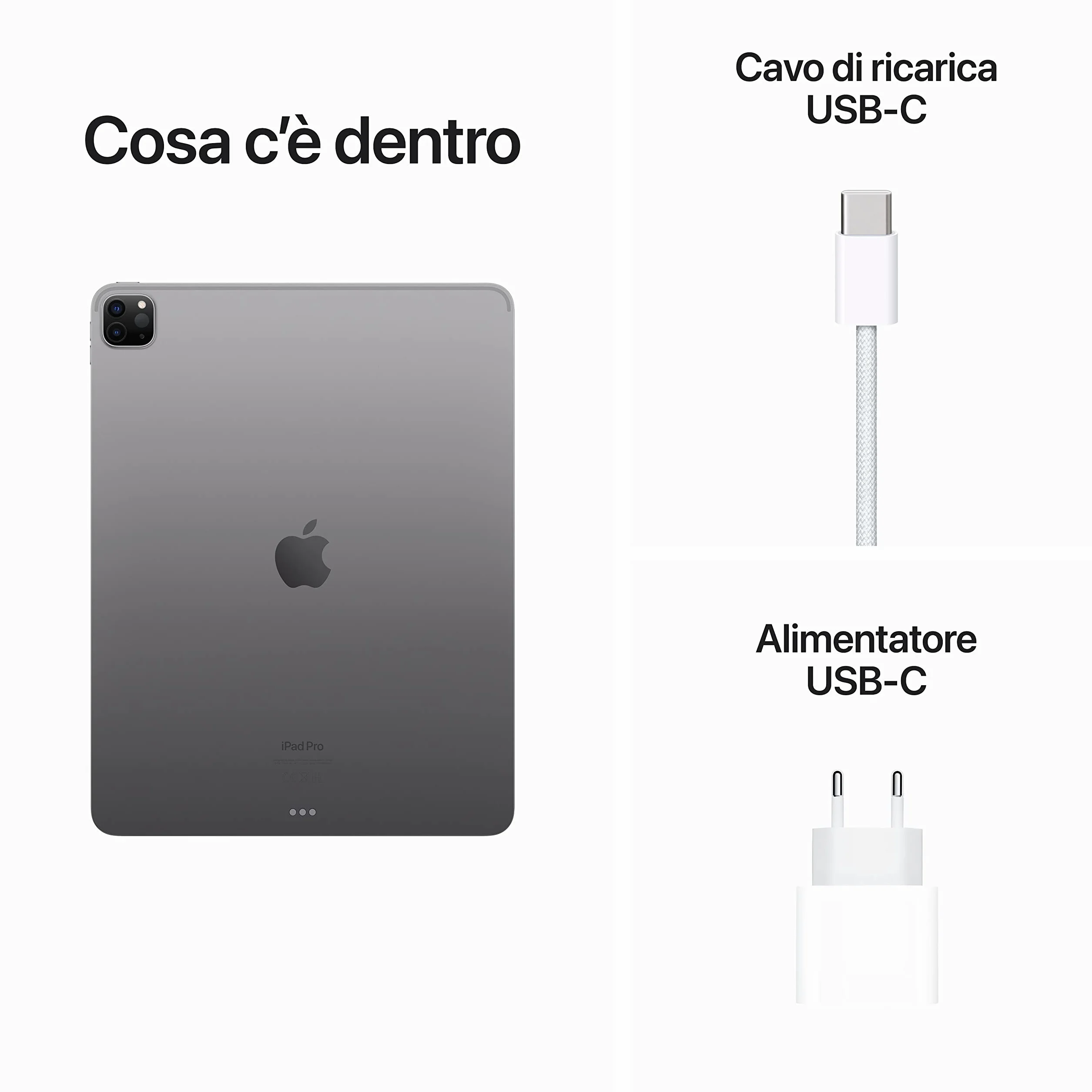 Apple iPad Pro 12.9 Pollici Wi-Fi 256GB Grigio Siderale Ricondizionato