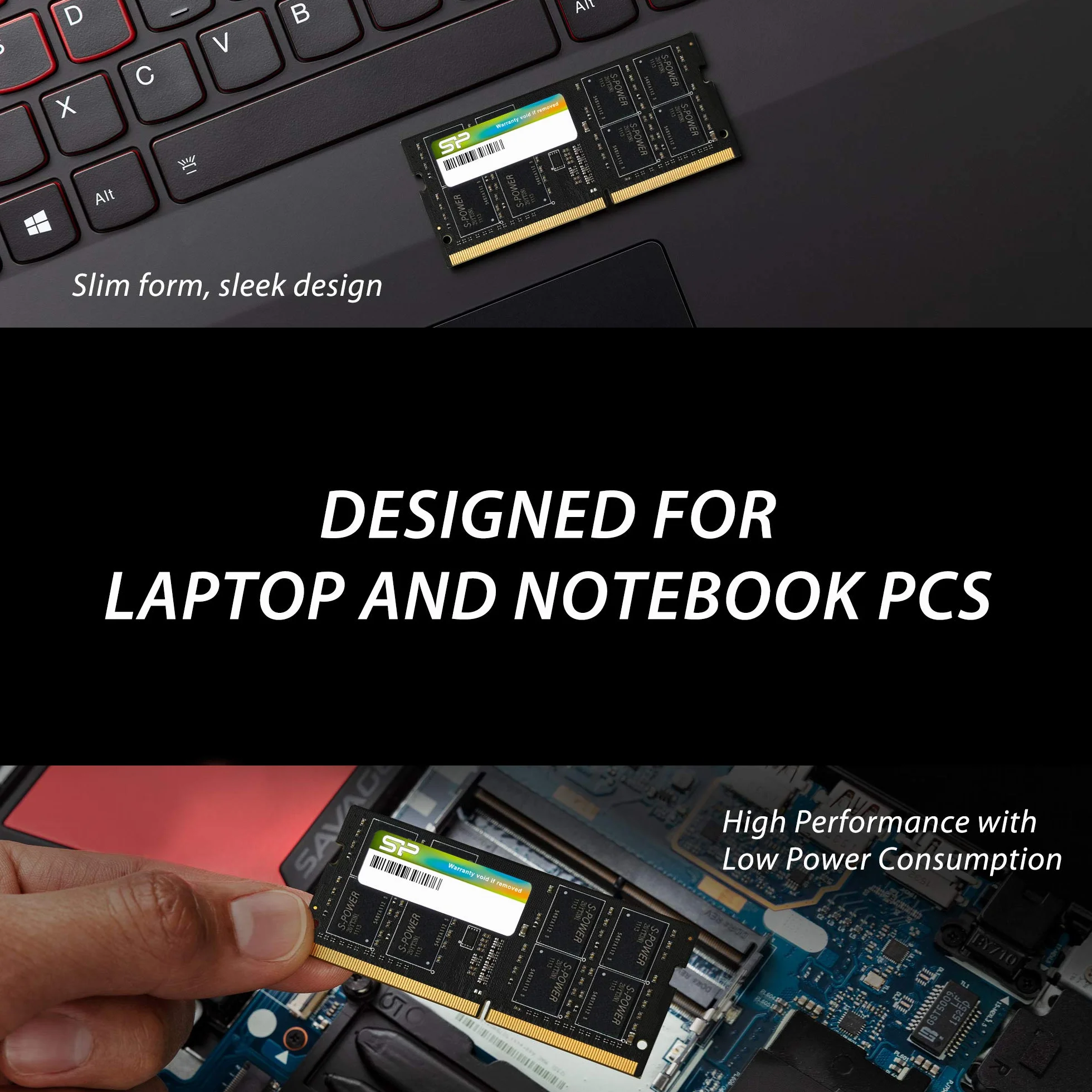 Silicon Power - Memoria RAM DDR4 da 8 GB 3200 MHz (PC4-25600) CL22 SODIMM 260 pin 1,2 V Non-ECC per computer portatile notebook