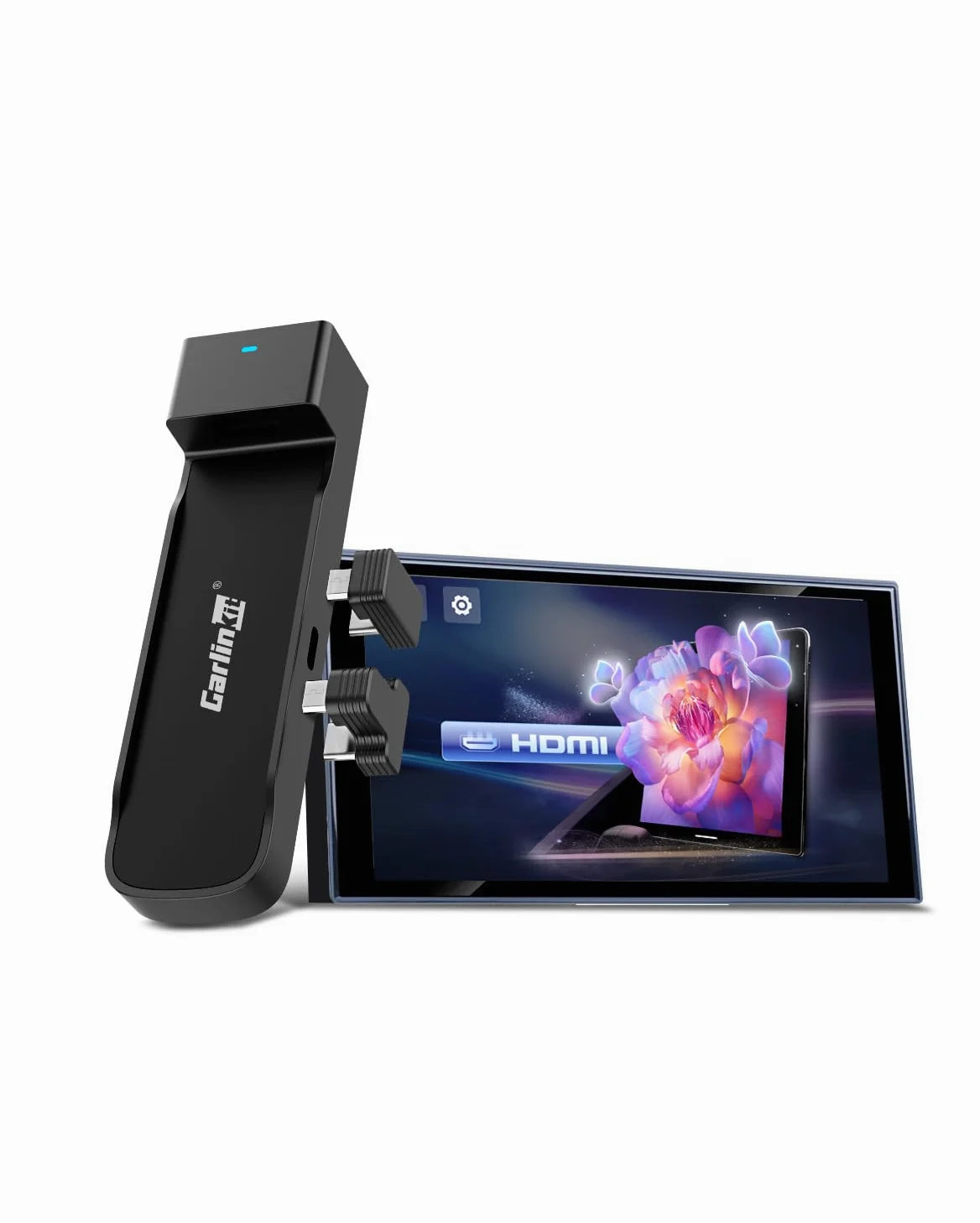 Carlinkit CarPlay e Android Auto, FireDrive Link Pro con HDMI per Fire TV Stick, dongle wireless e convertitore TV auto per CarPlay con cavo OEM, Plug