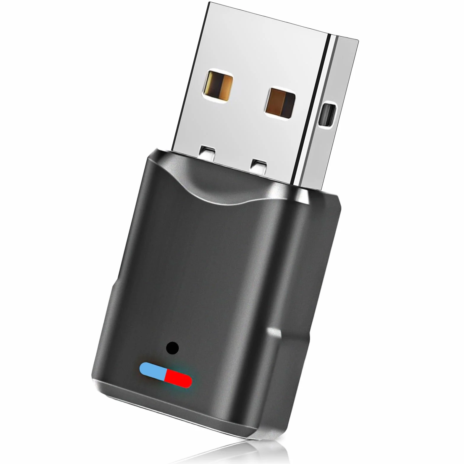 Bluetooth 5.3 Adattatore per PC, Dongle USB per Windows 11/10/8/7, Trasmettitore Nano Plug & Play Ricevitore Bluetooth, Compatibile con PS5/PS4/Switch, Adattatore Audio USB a Bassa Latenza con aptX