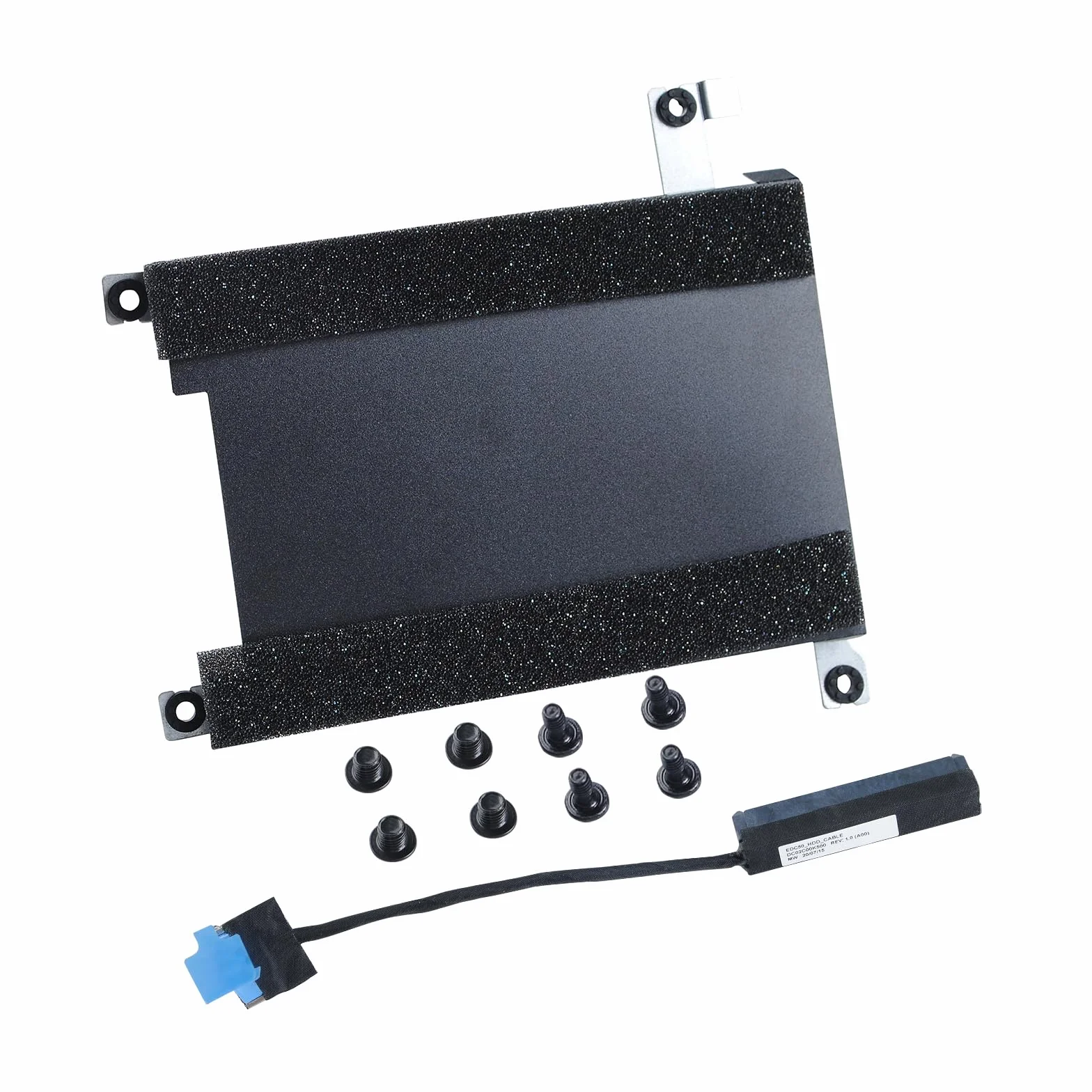Kit Caddy per disco rigido SATA da 2,5" per Dell Latitude 15 5510 5511 5505 5502 5501 5500, Precision 15 3540 3541 3542 3550 3551, con cavo, staffa, viti